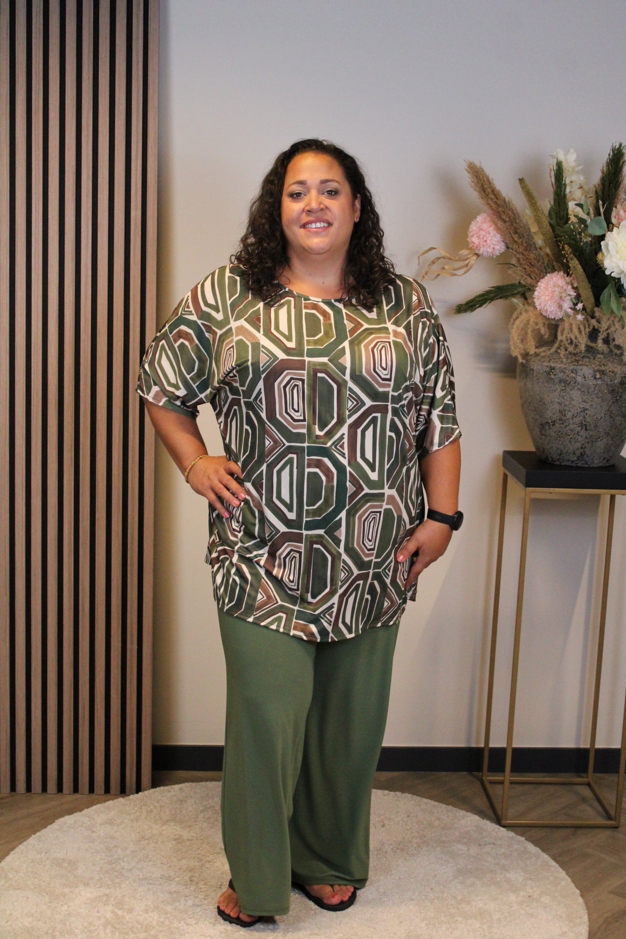 Rose | Top grün 48 bis 52