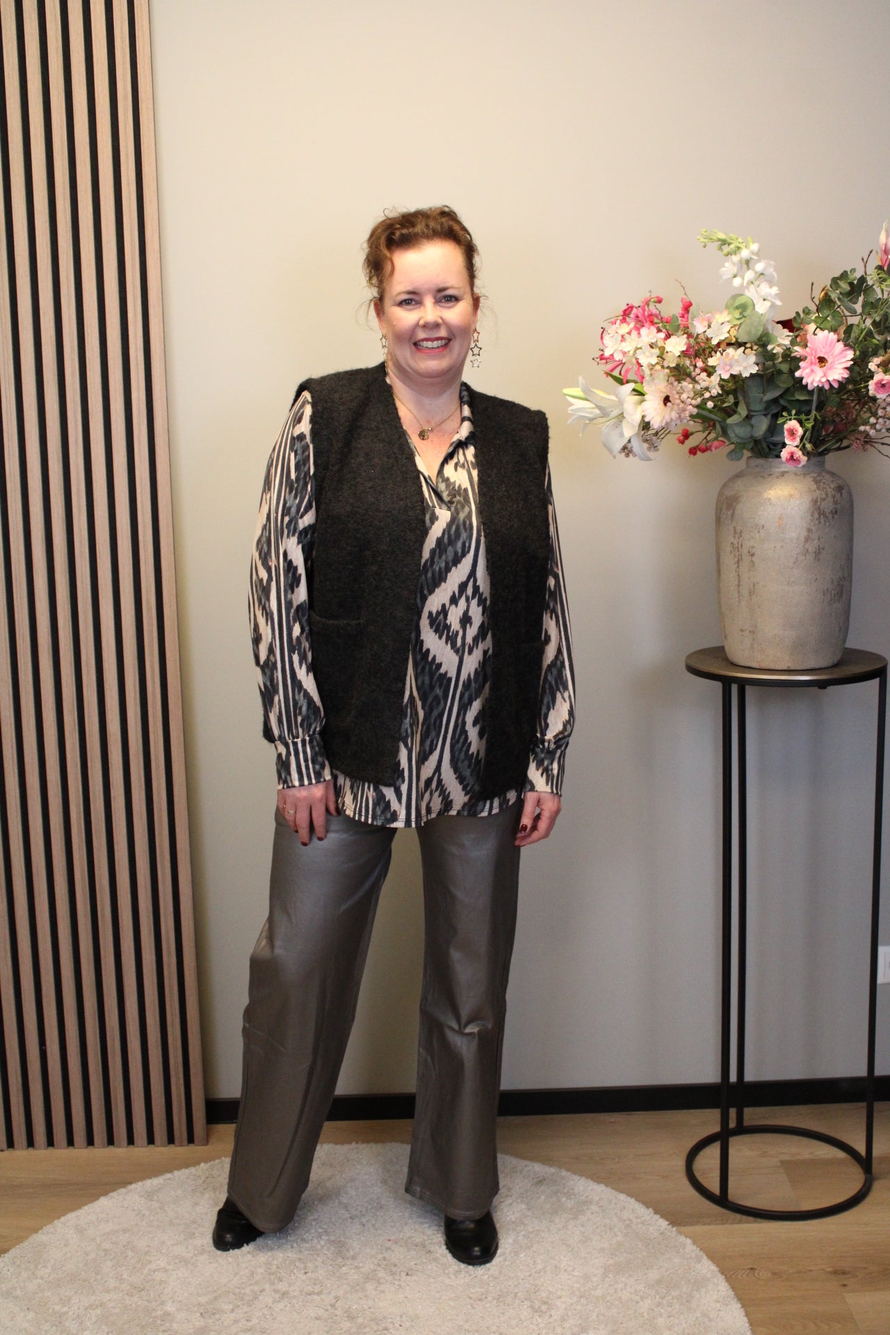 Mara | Bluse weiß Langarm 38 bis 48