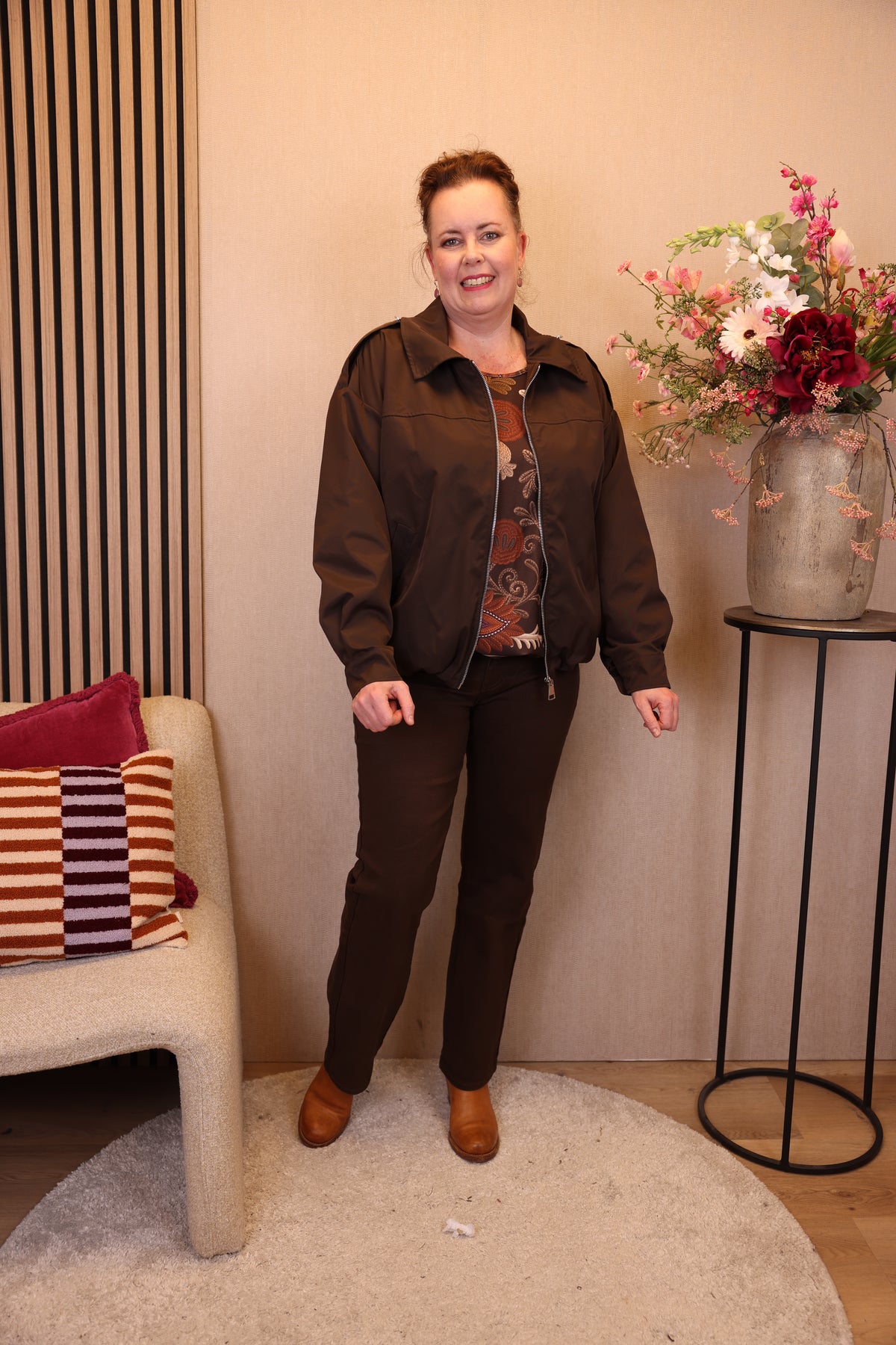 Isla | Jasje donker bruin 40 - 52