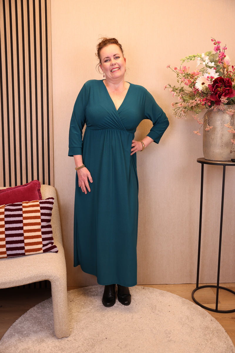 Willemijn | Jurk aqua 40 - 56