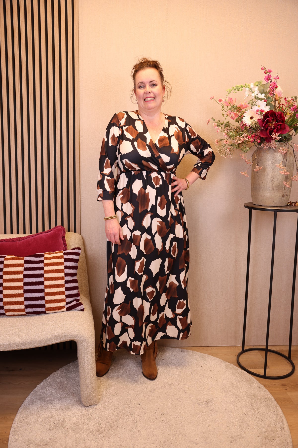 Dieuwke | Jurk zwart viscose 40 - 56