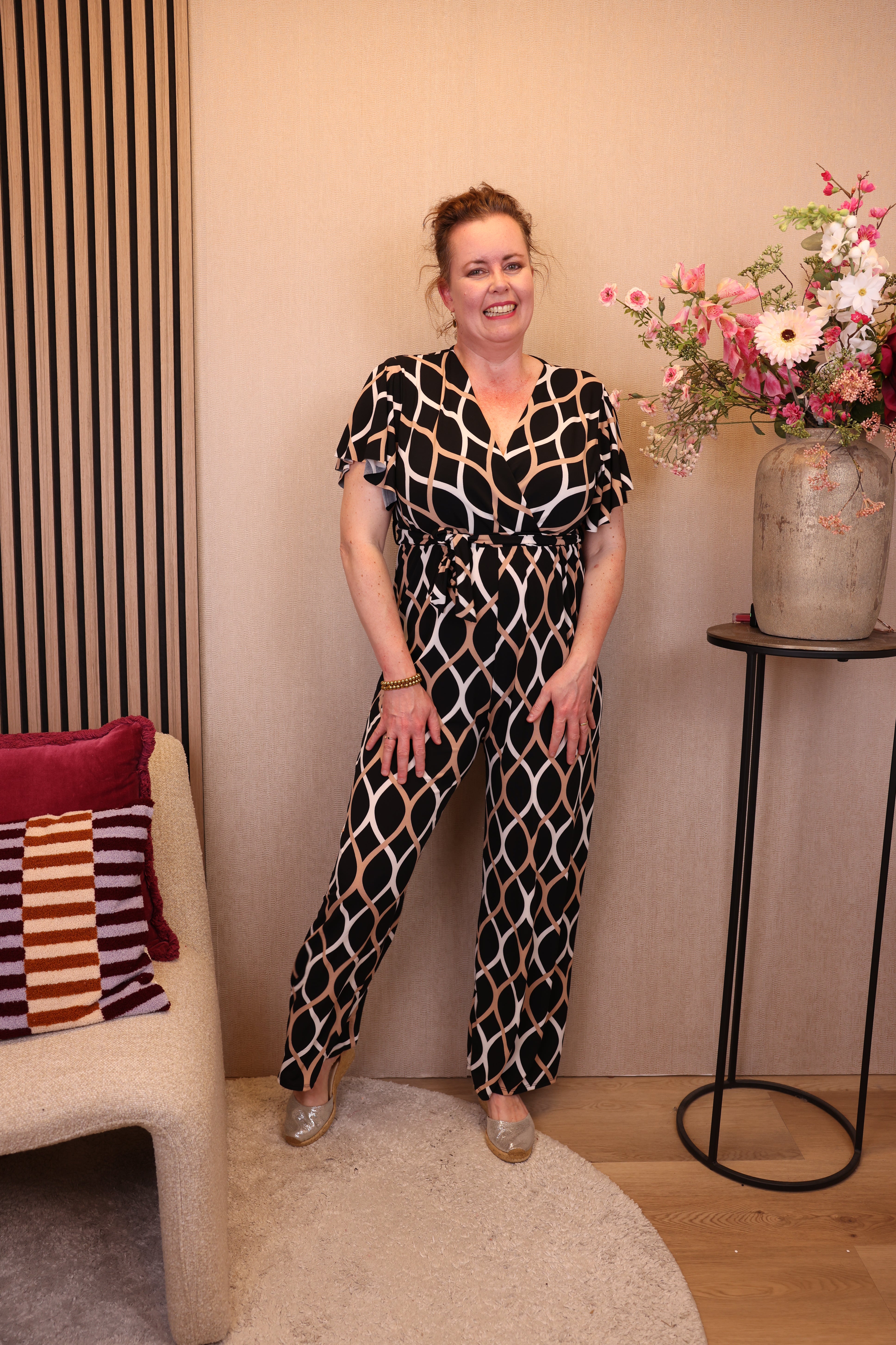 Dora | Bluse schwarz Langarm 52 bis 58
