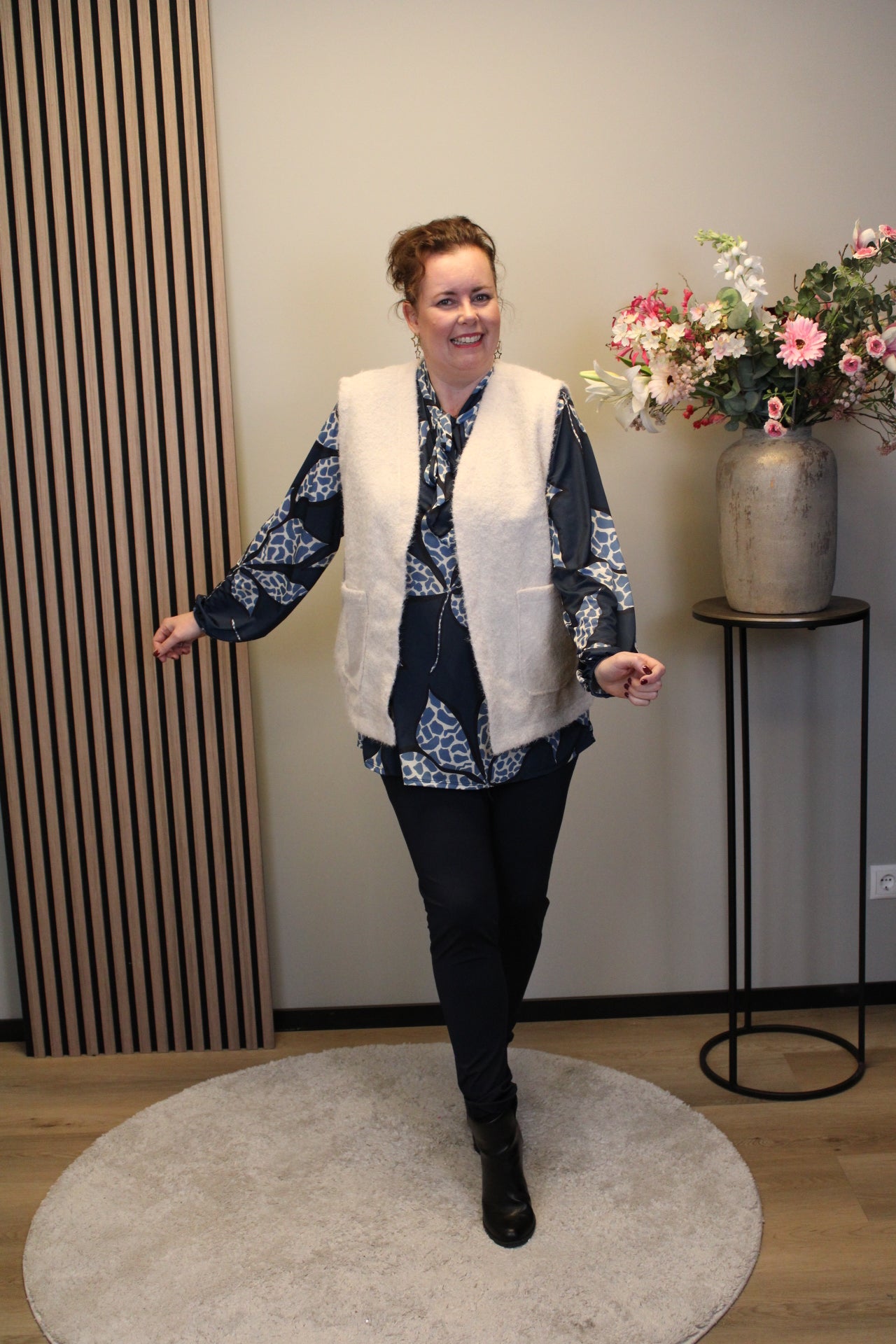 Mara | Bluse weiß Langarm 38 bis 48