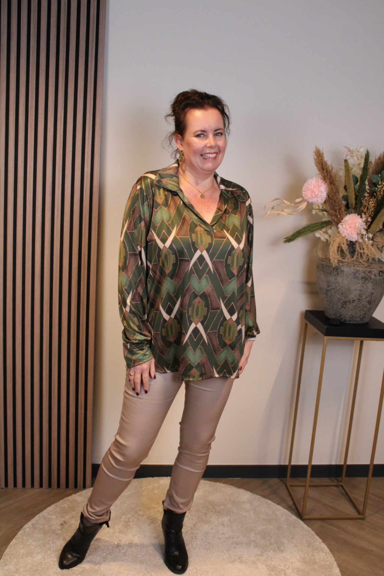 Fleur | Bluse mit Kragen 38 bis 48