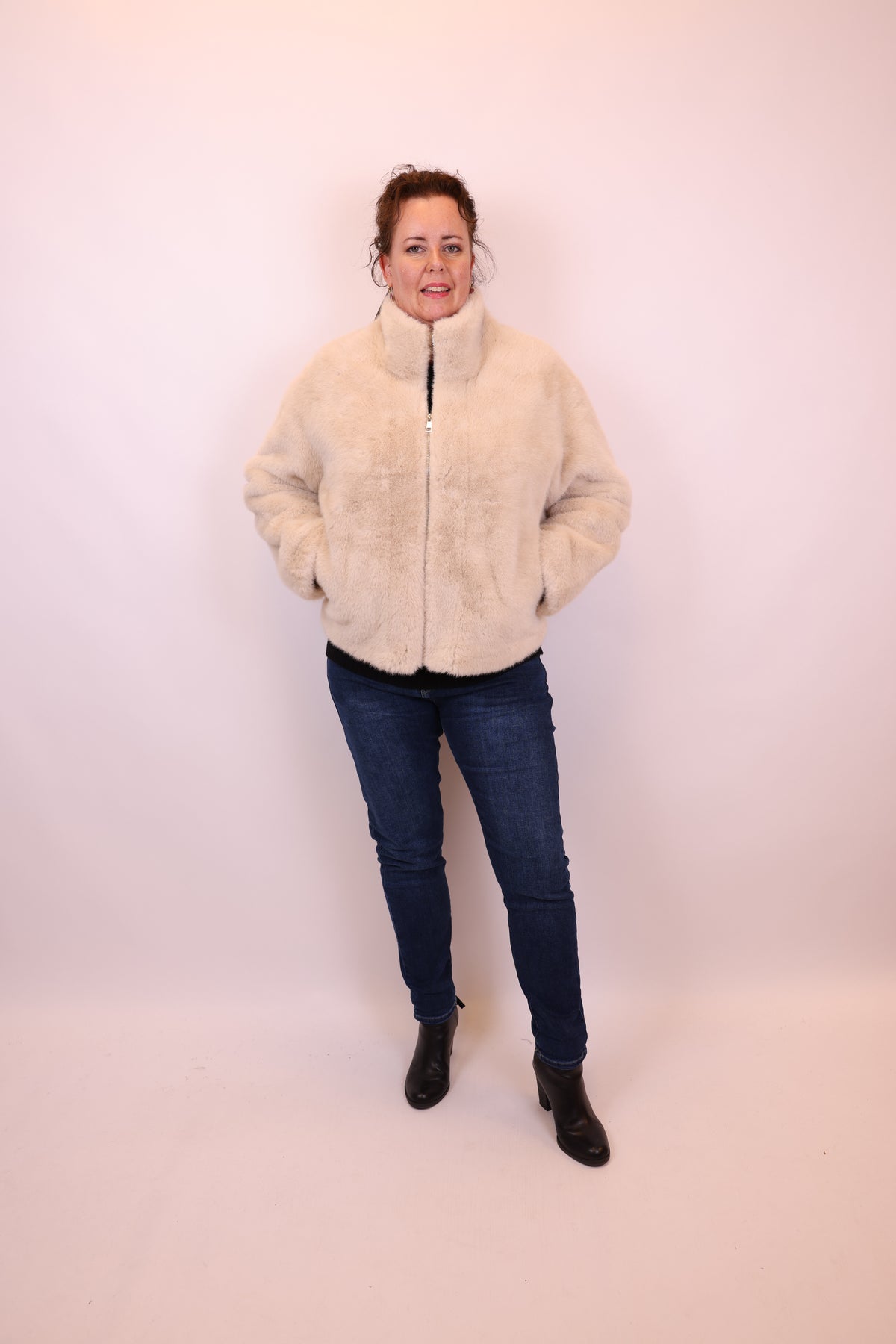 Maxime | Grüne Jeansjacke