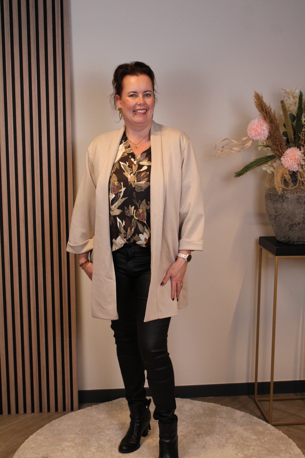 Mara | Bluse weiß Langarm 38 bis 48