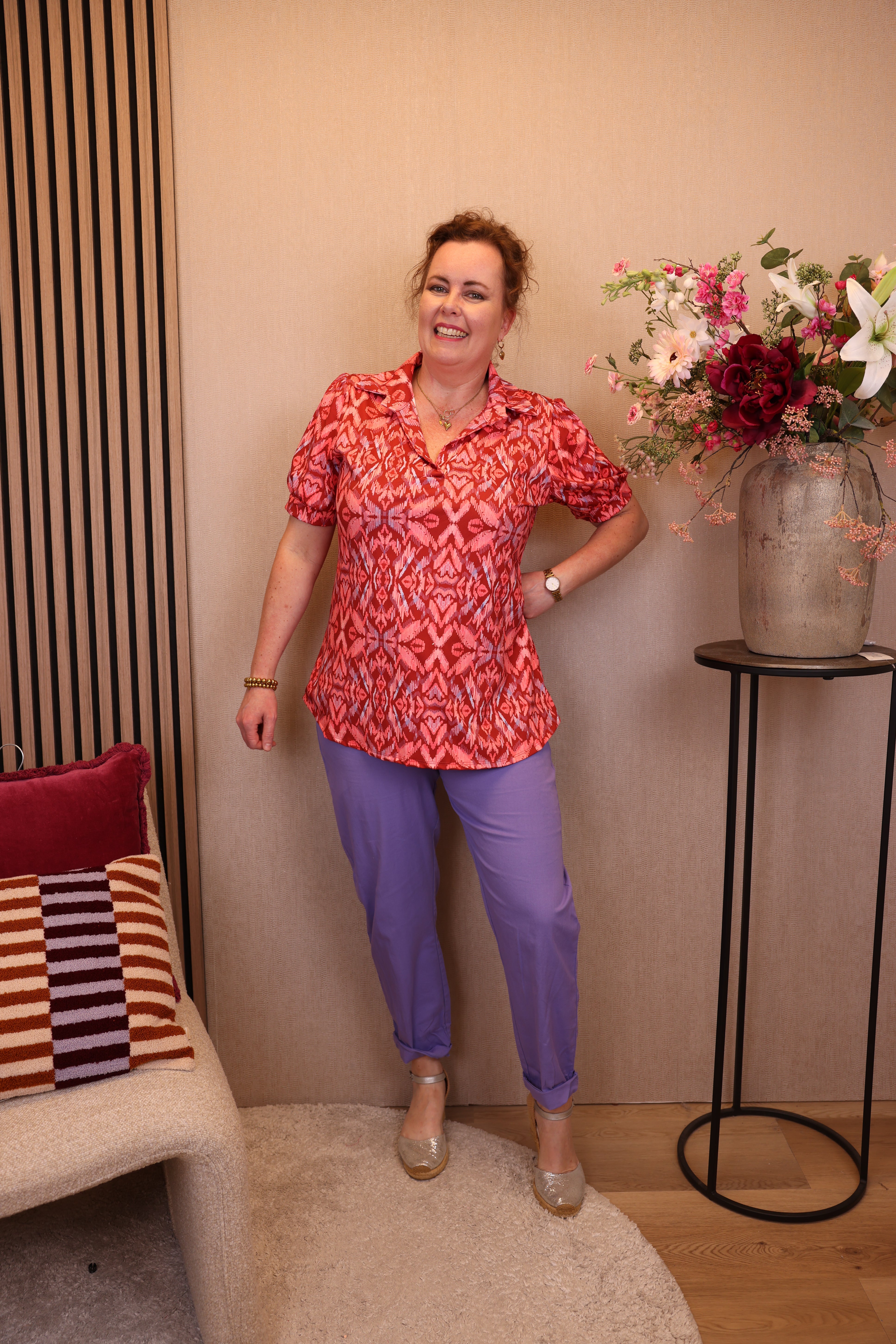 Dora | Bluse schwarz Langarm 52 bis 58