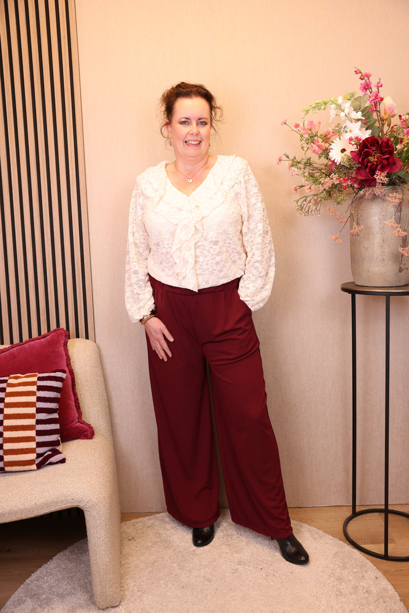 Merel | Broek rood 40 - 48