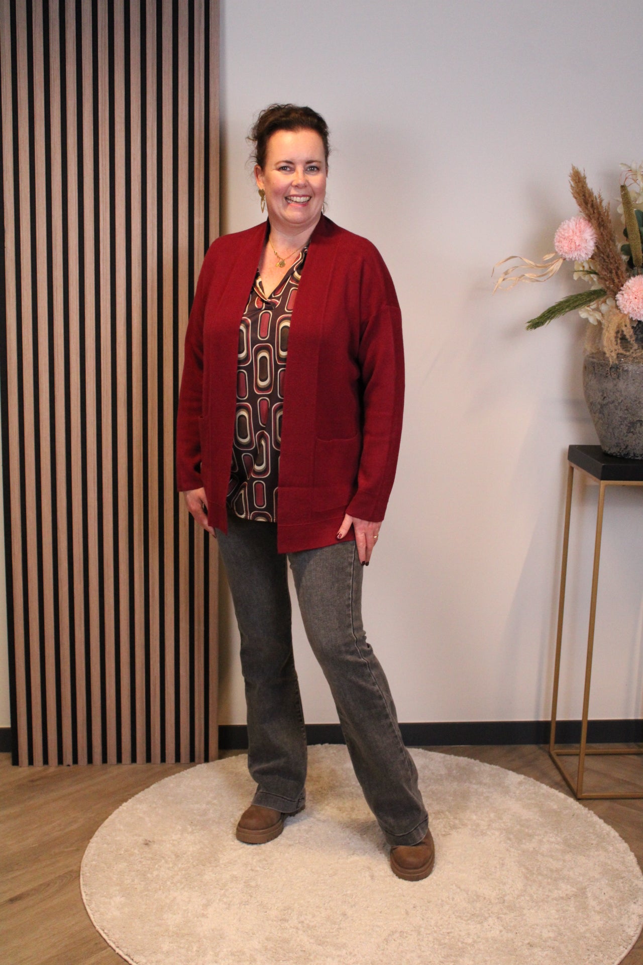 Mara | Bluse weiß Langarm 38 bis 48