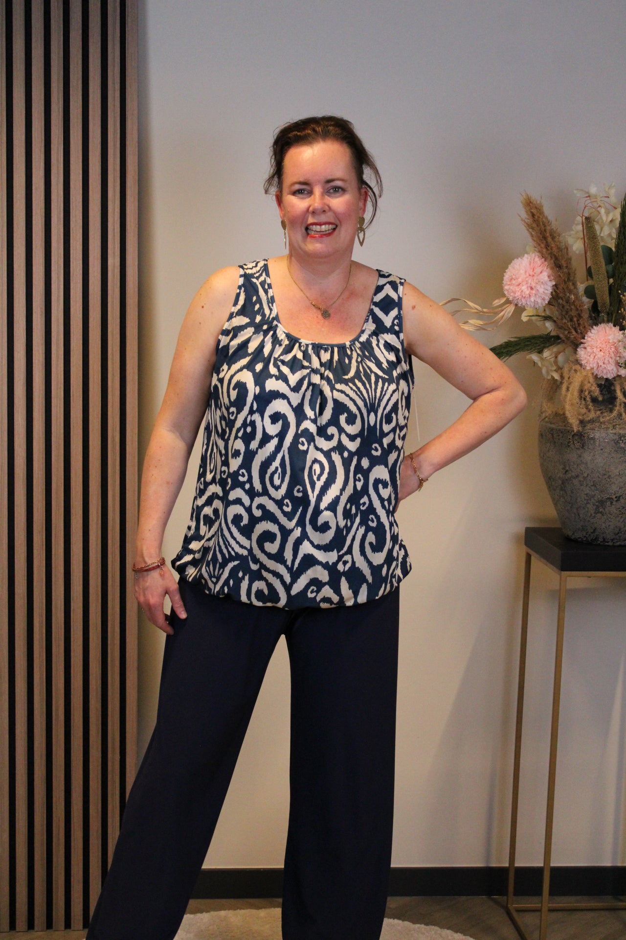 Laura | Top blau 52 bis 58