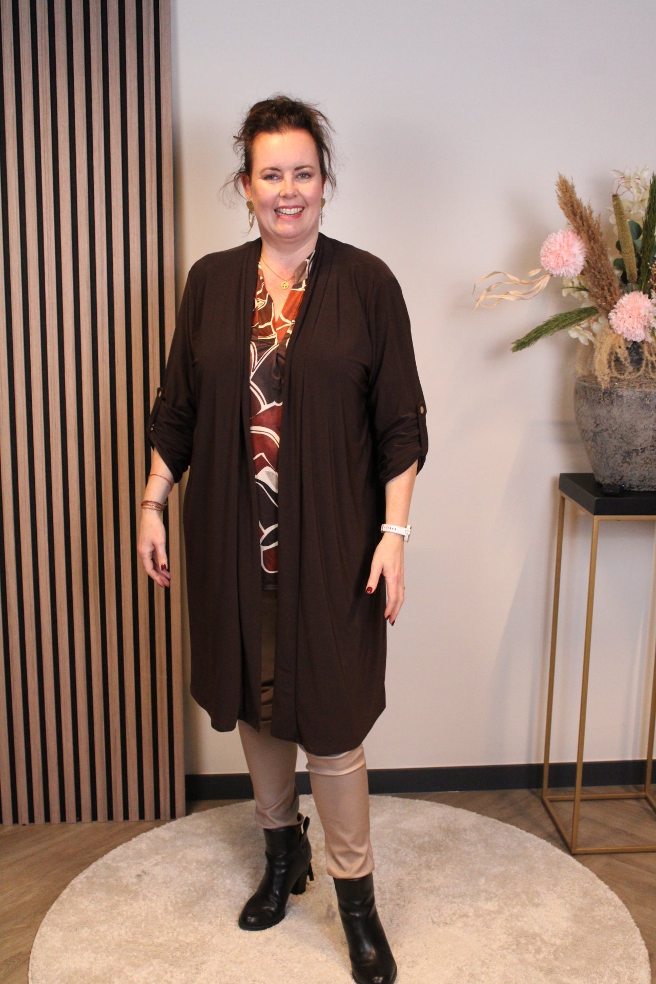 Sara | Bluse Langarm Grün 52 bis 58