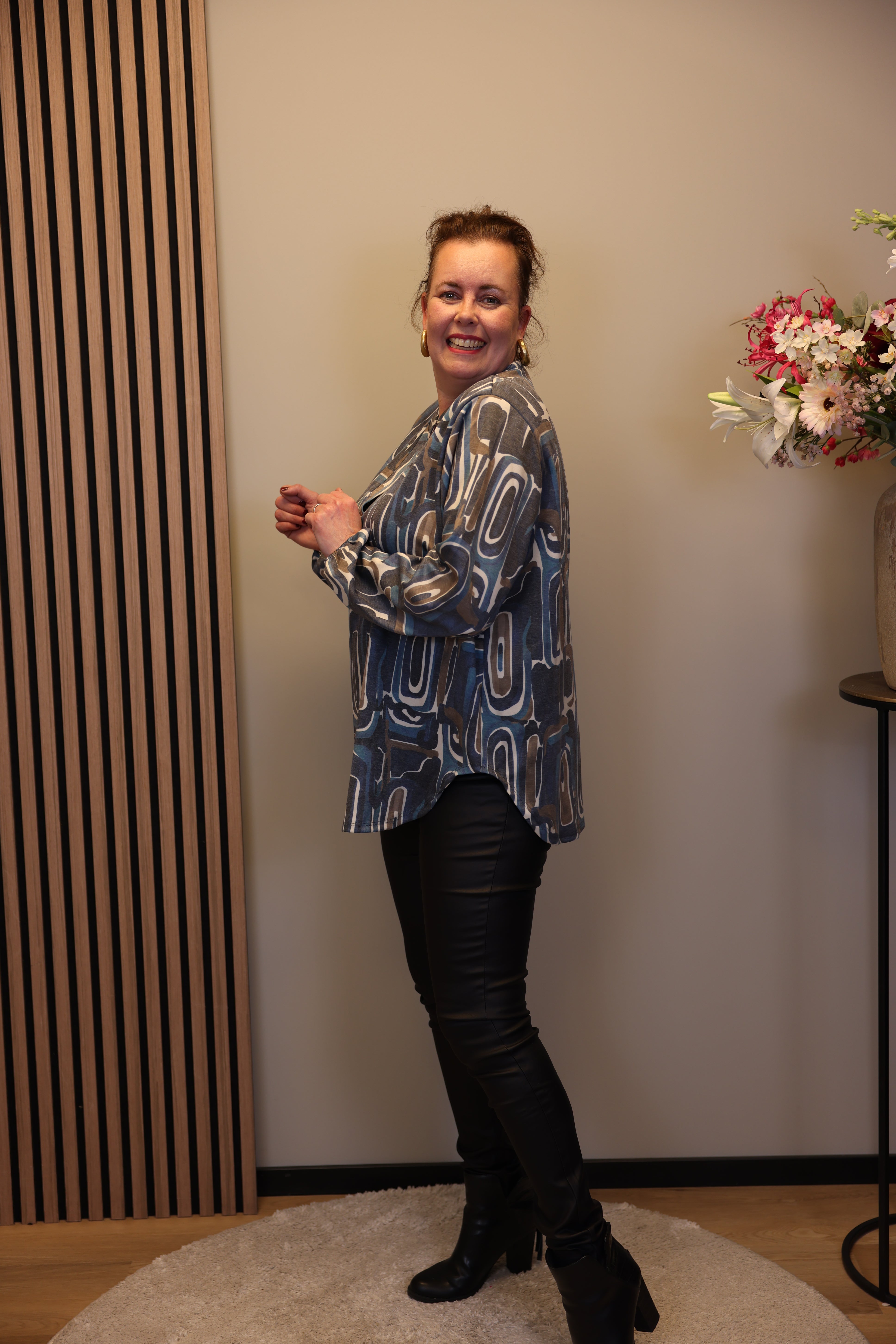 Mara | Bluse weiß Langarm 38 bis 48