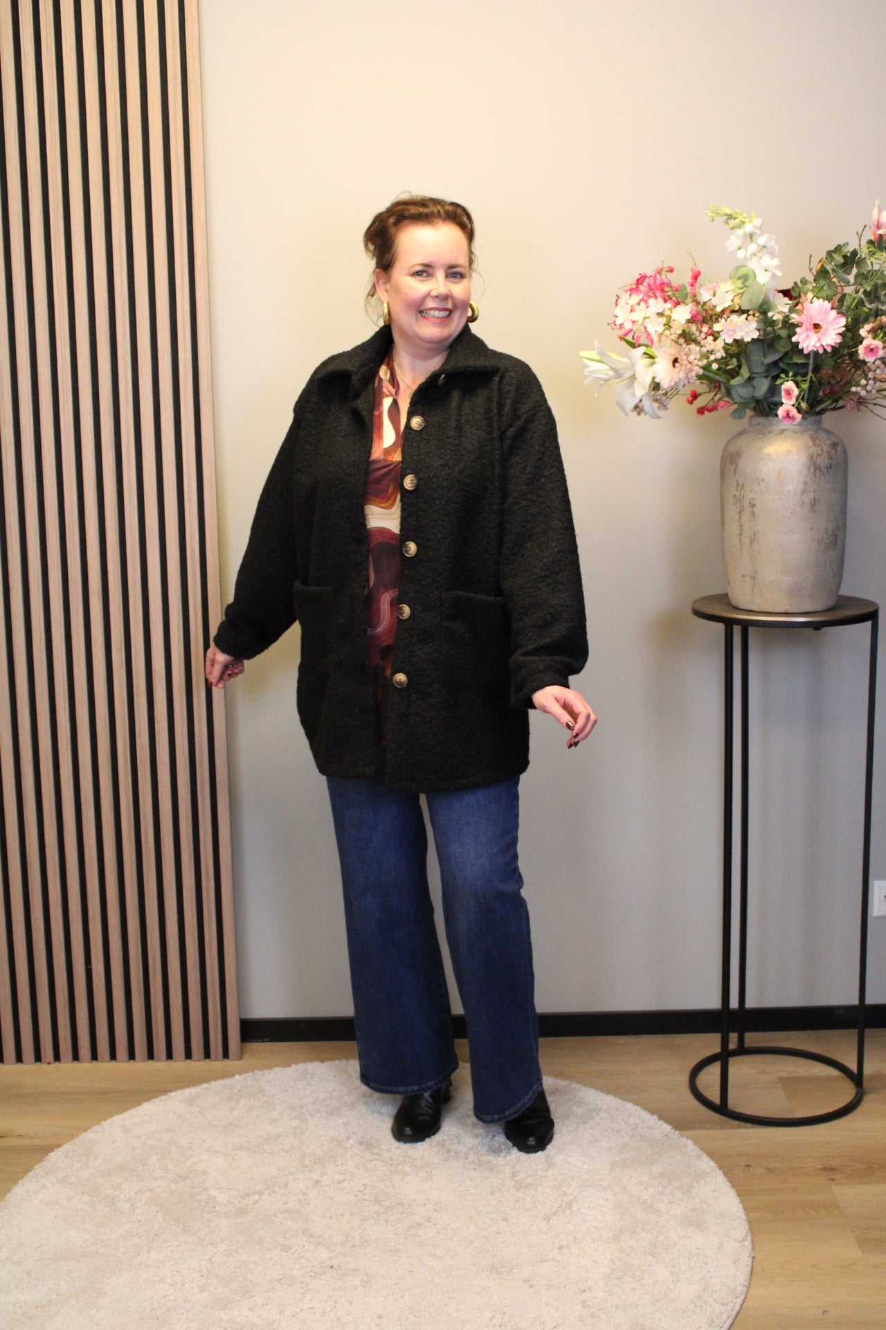 Mara | Bluse weiß Langarm 38 bis 48