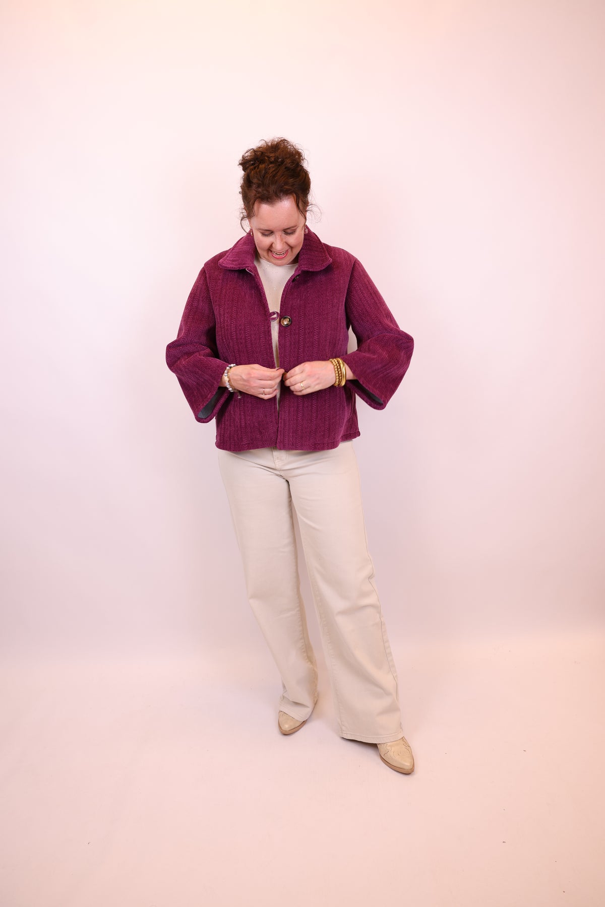 Maxime | Grüne Jeansjacke