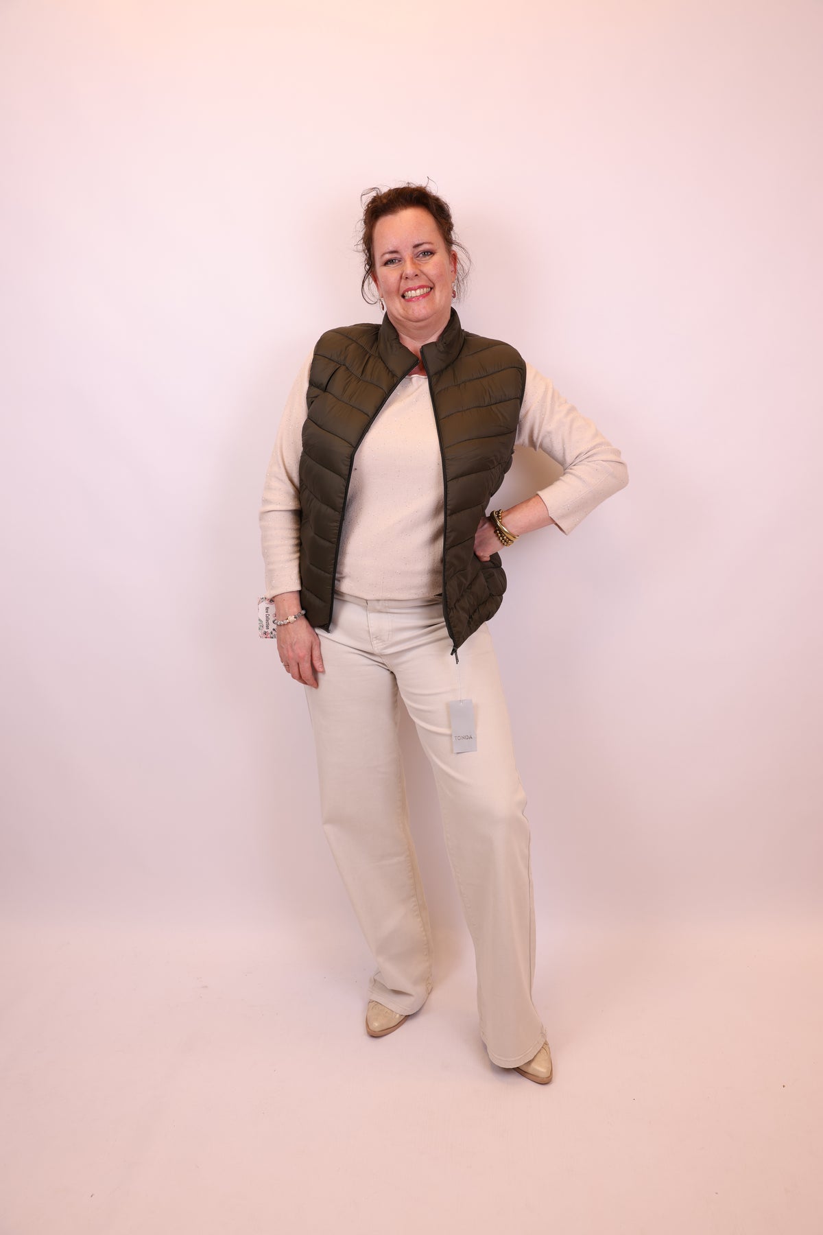 Maxime | Grüne Jeansjacke