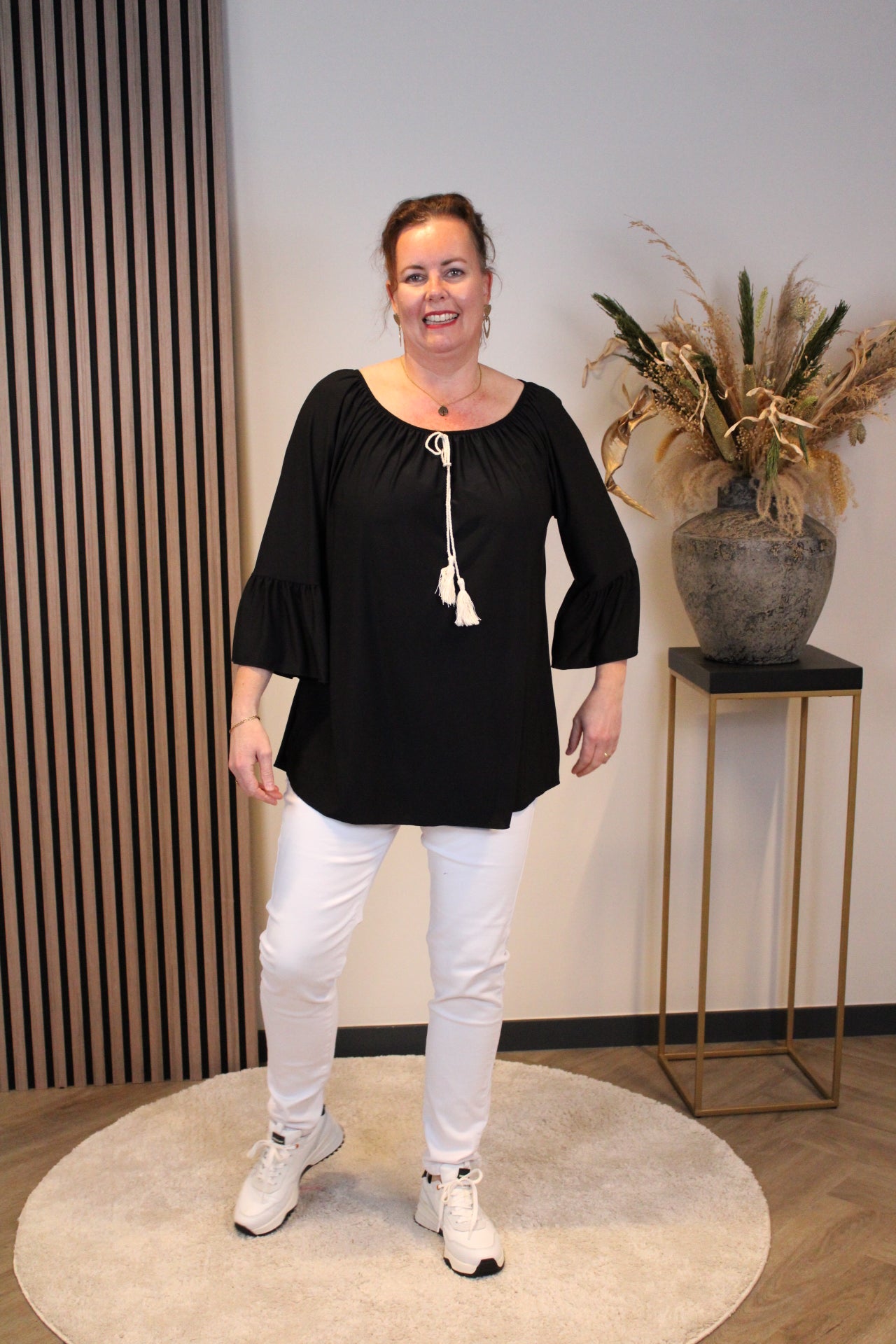 Julia | Blouse zwart 38 t/m 48