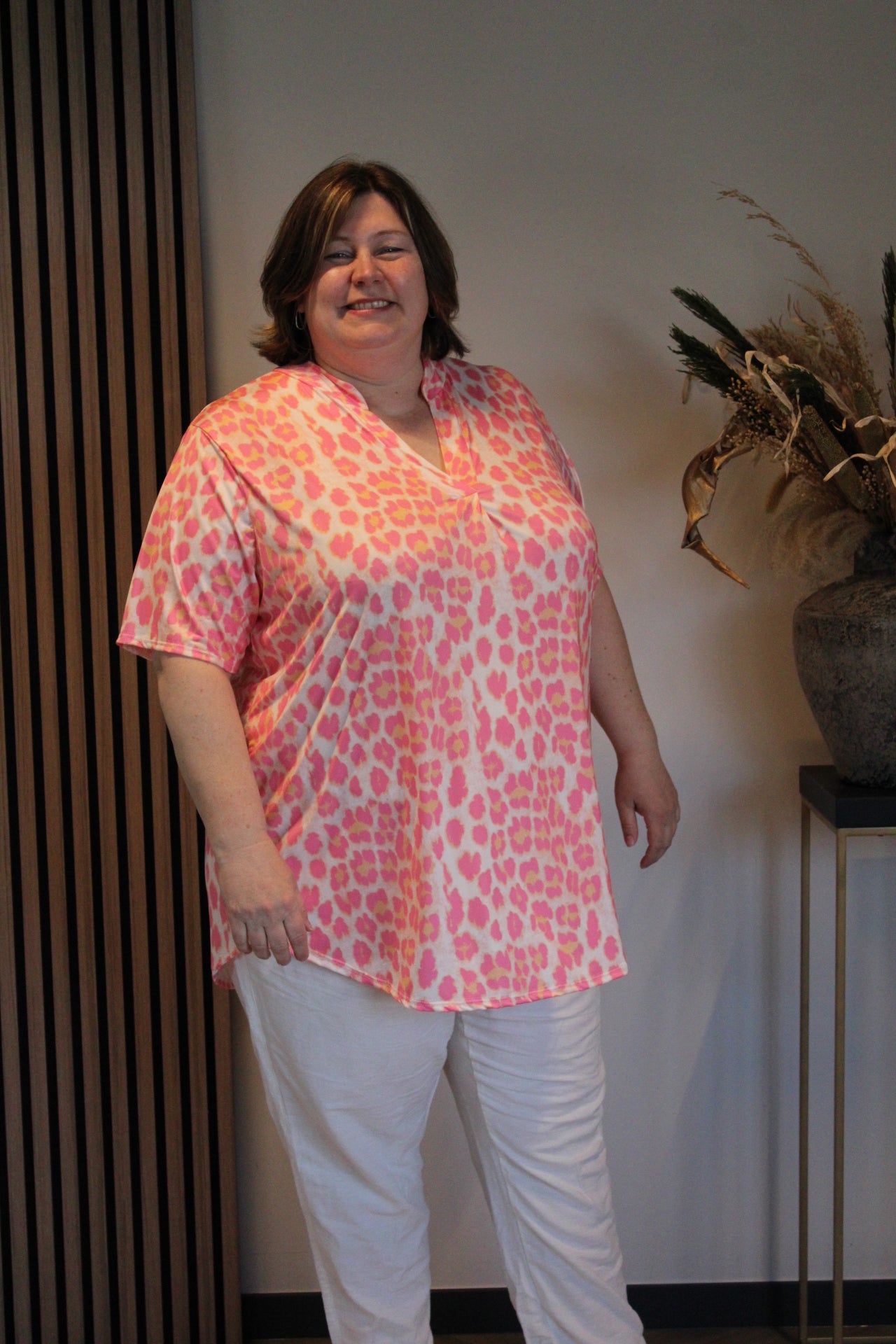 Lois | Blouse korte mouw 52 t/m 58