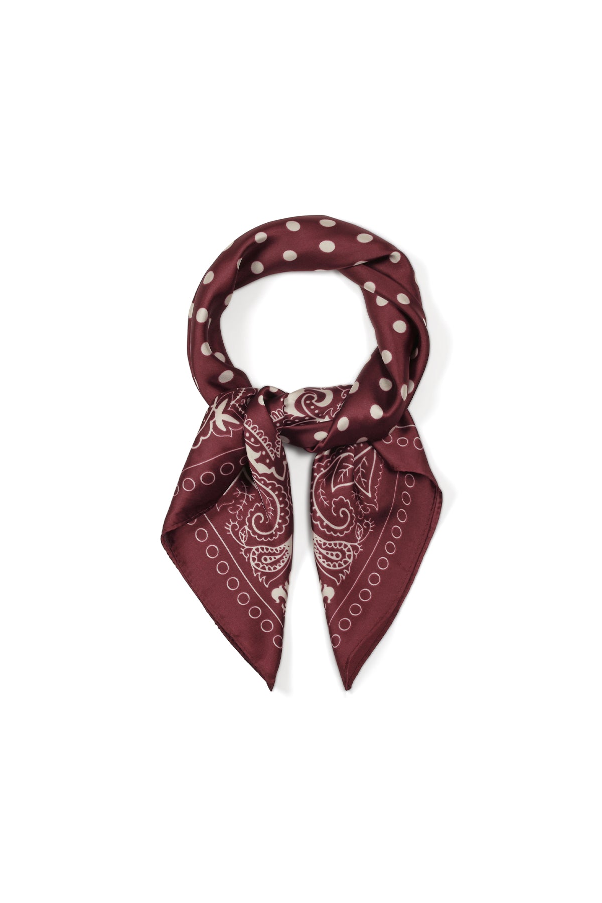 Romy | Sjaal rood/wit