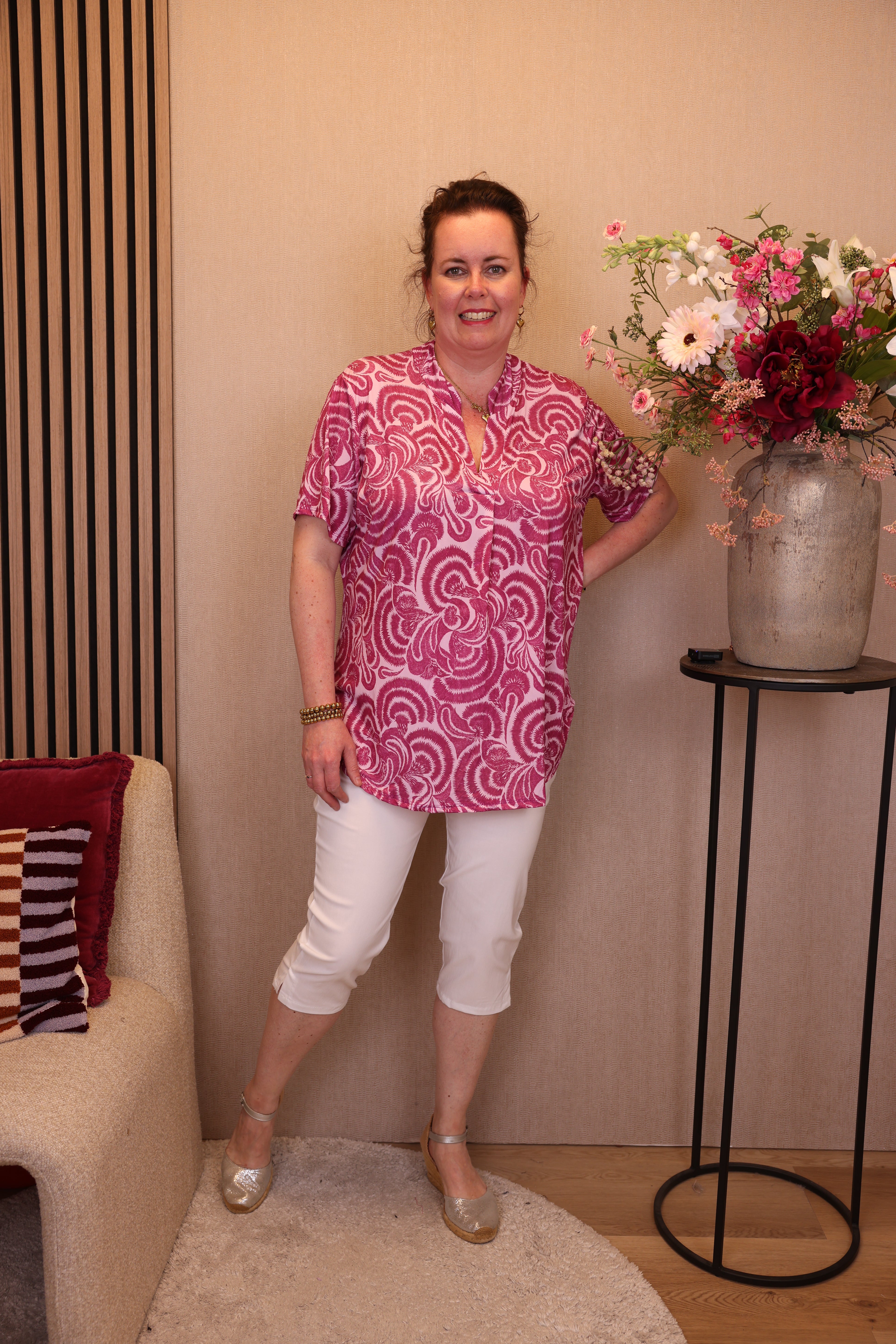 Dora | Bluse schwarz Langarm 52 bis 58