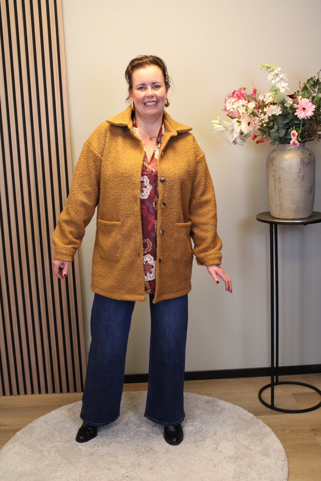 Mara | Bluse weiß Langarm 38 bis 48