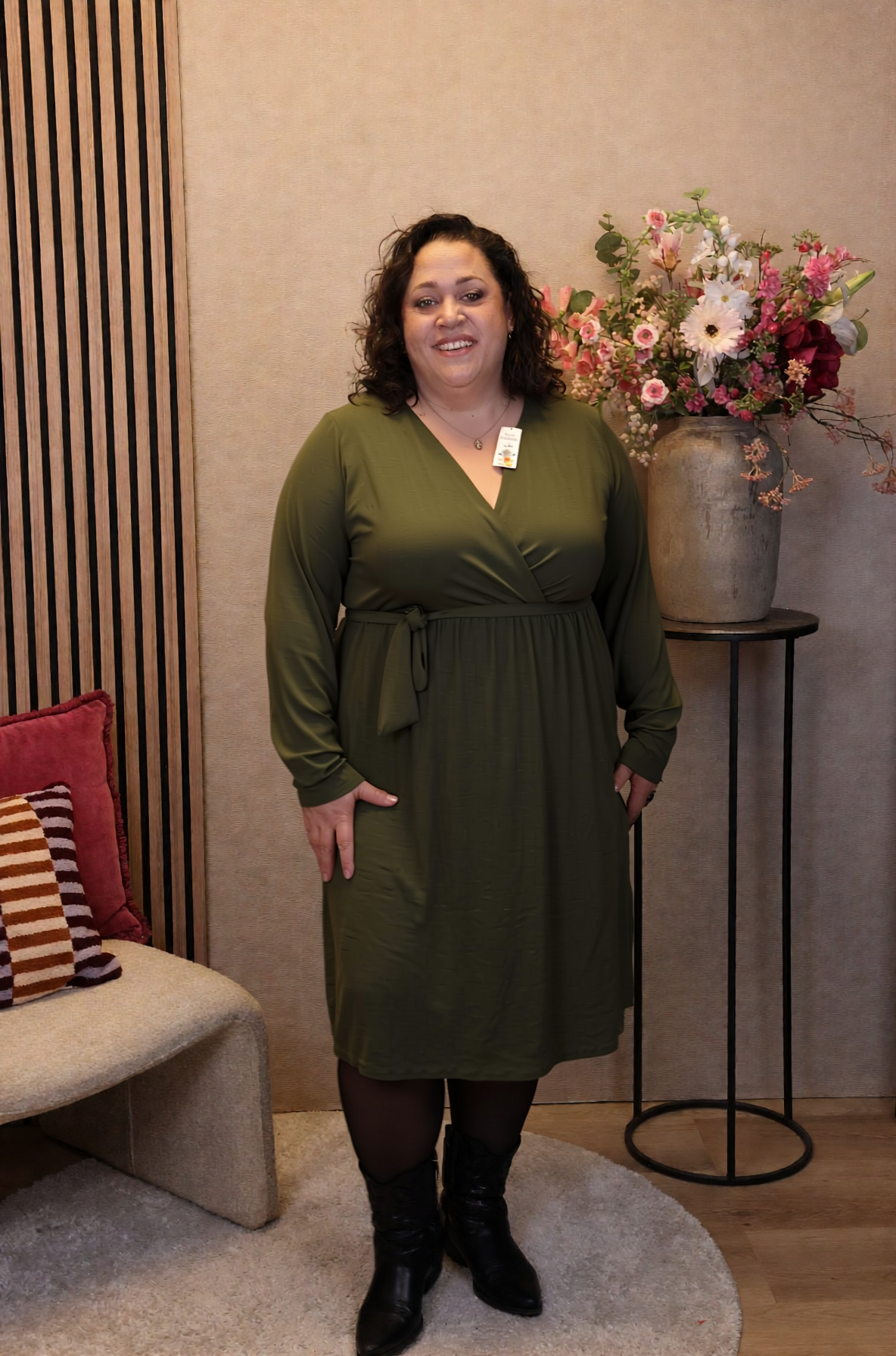 Dora | Bluse schwarz Langarm 52 bis 58