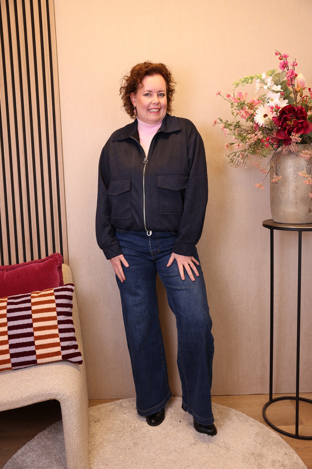 Maxime | Grüne Jeansjacke