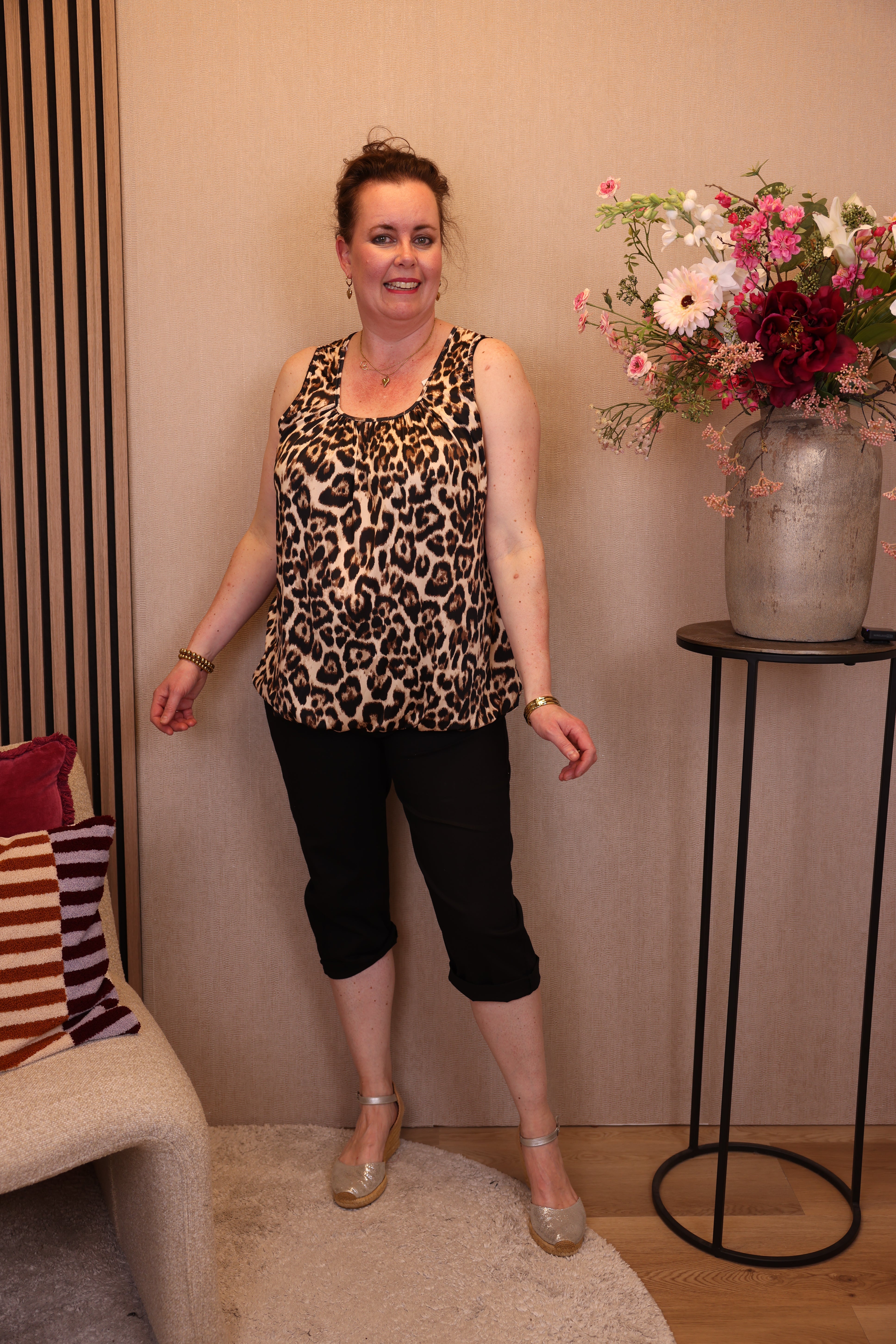 Dora | Bluse schwarz Langarm 52 bis 58