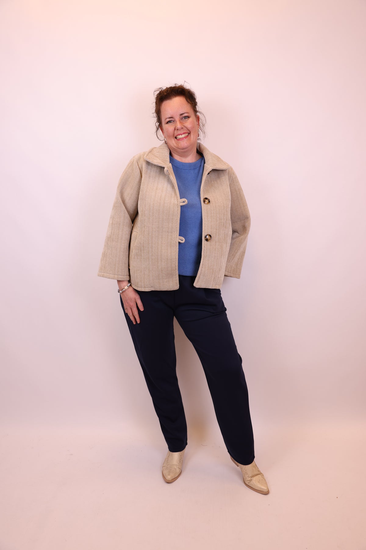 Maxime | Grüne Jeansjacke