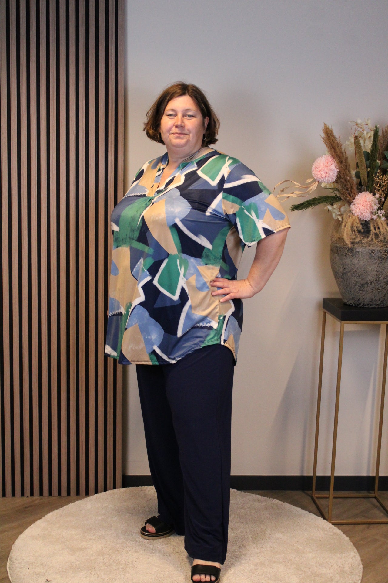Gabriele | Blouse korte mouw 52 t/m 58
