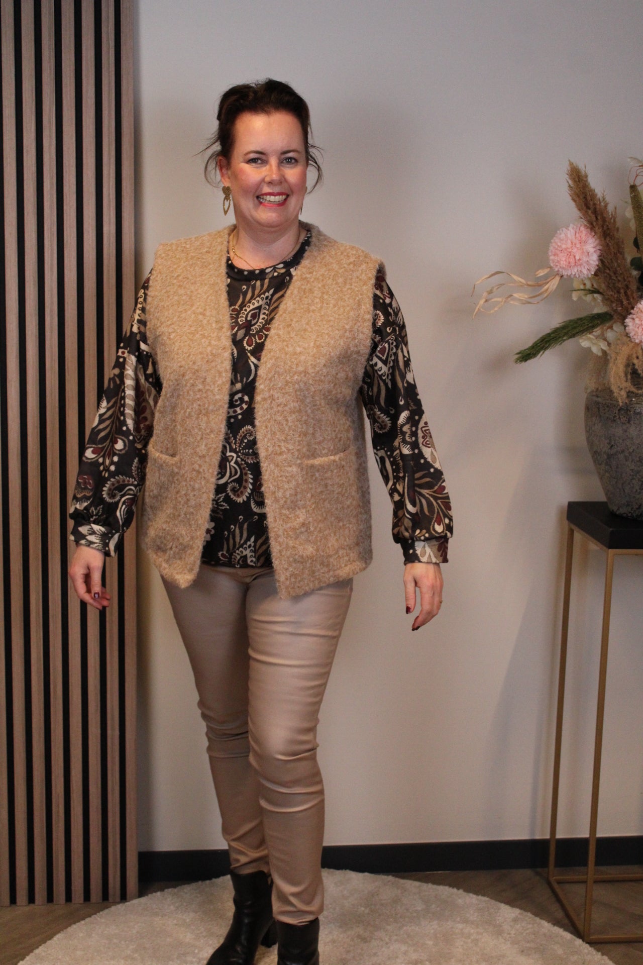 Mara | Bluse weiß Langarm 38 bis 48