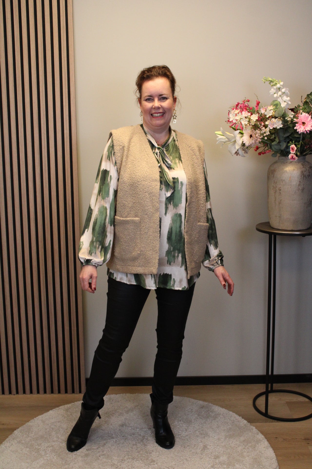 Mara | Bluse weiß Langarm 38 bis 48