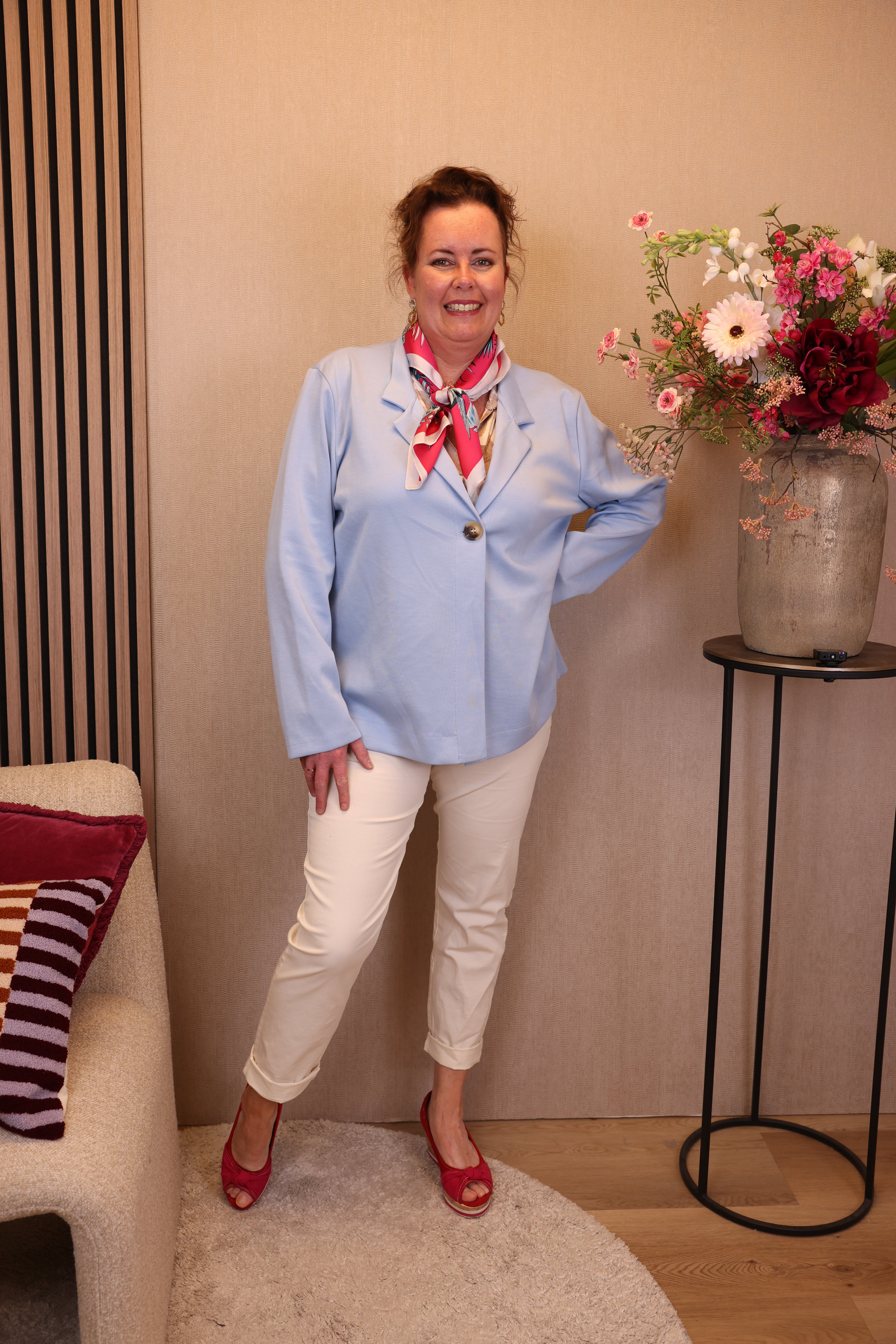 Dora | Bluse schwarz Langarm 52 bis 58