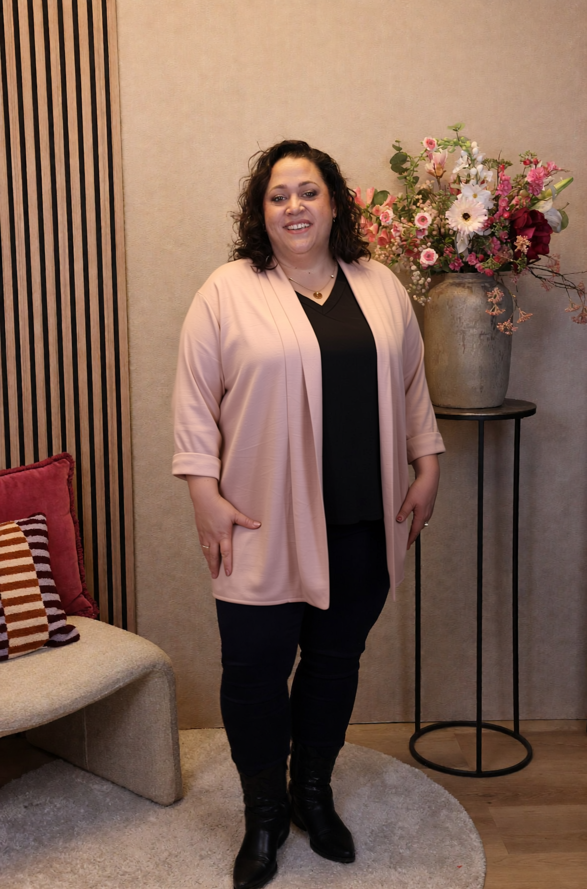 Mara | Bluse weiß Langarm 38 bis 48