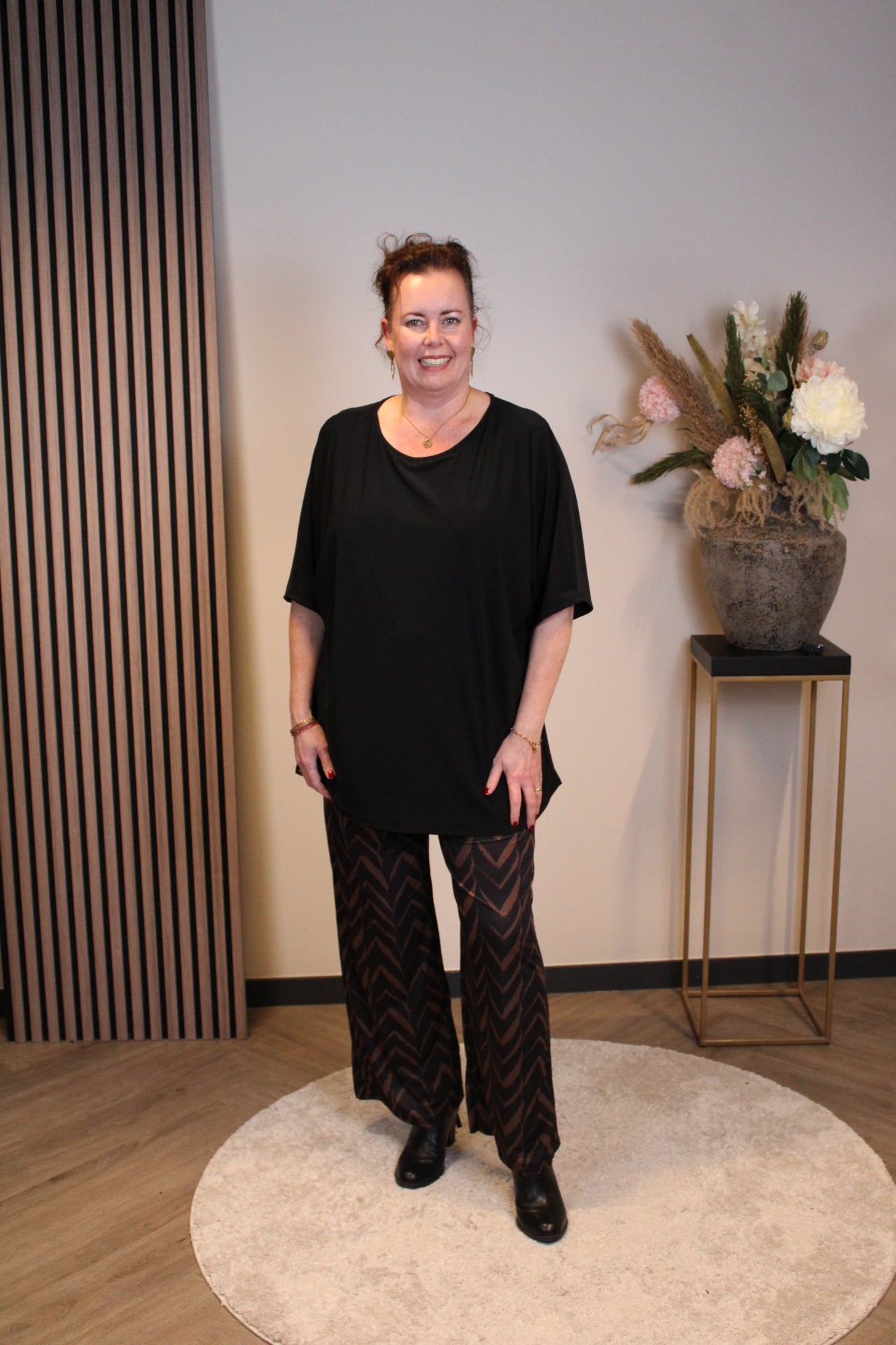 Ellen | Rote Hose mit Taschen 38 bis 46