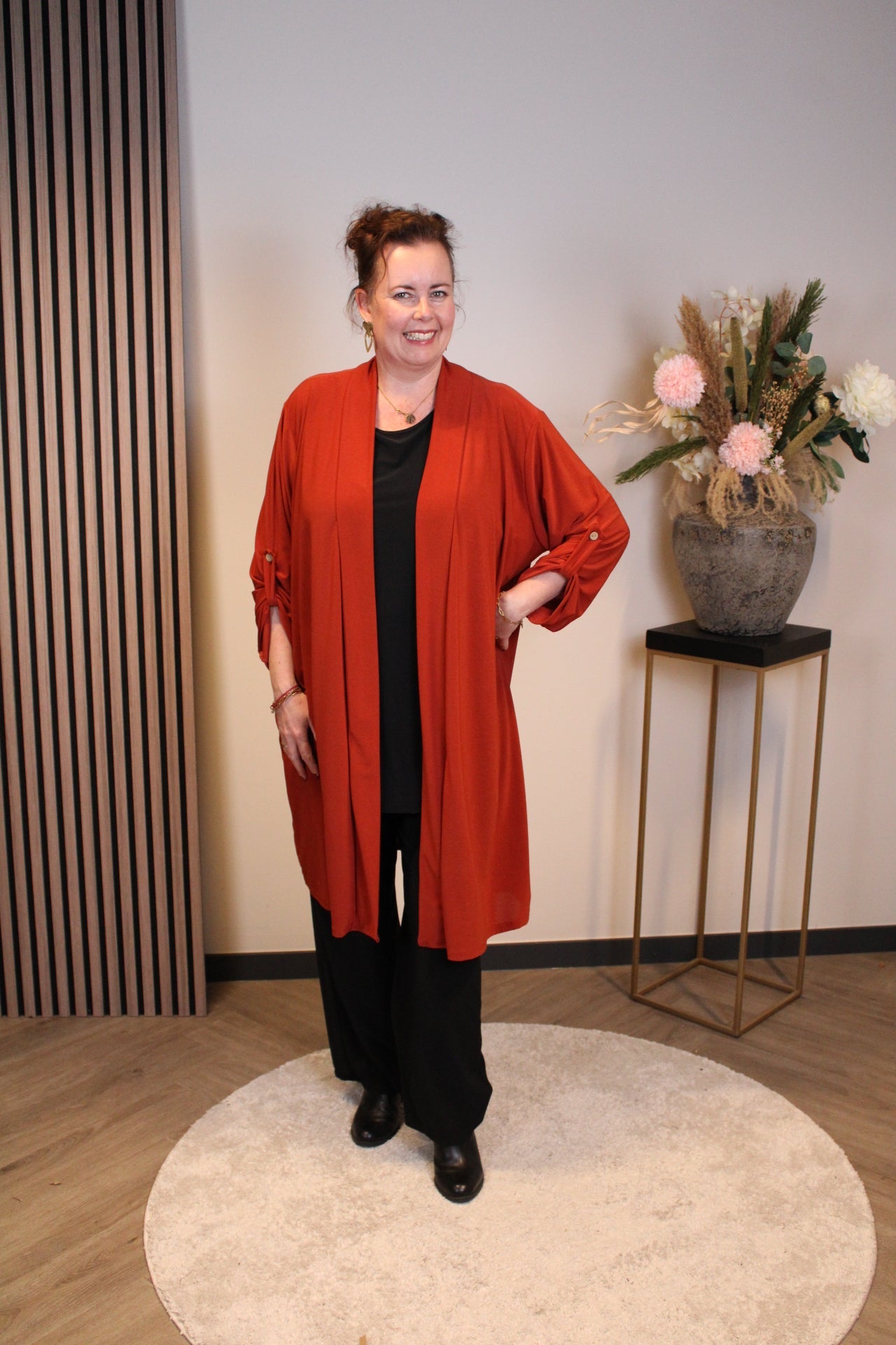 Sara | Bluse Langarm Grün 52 bis 58