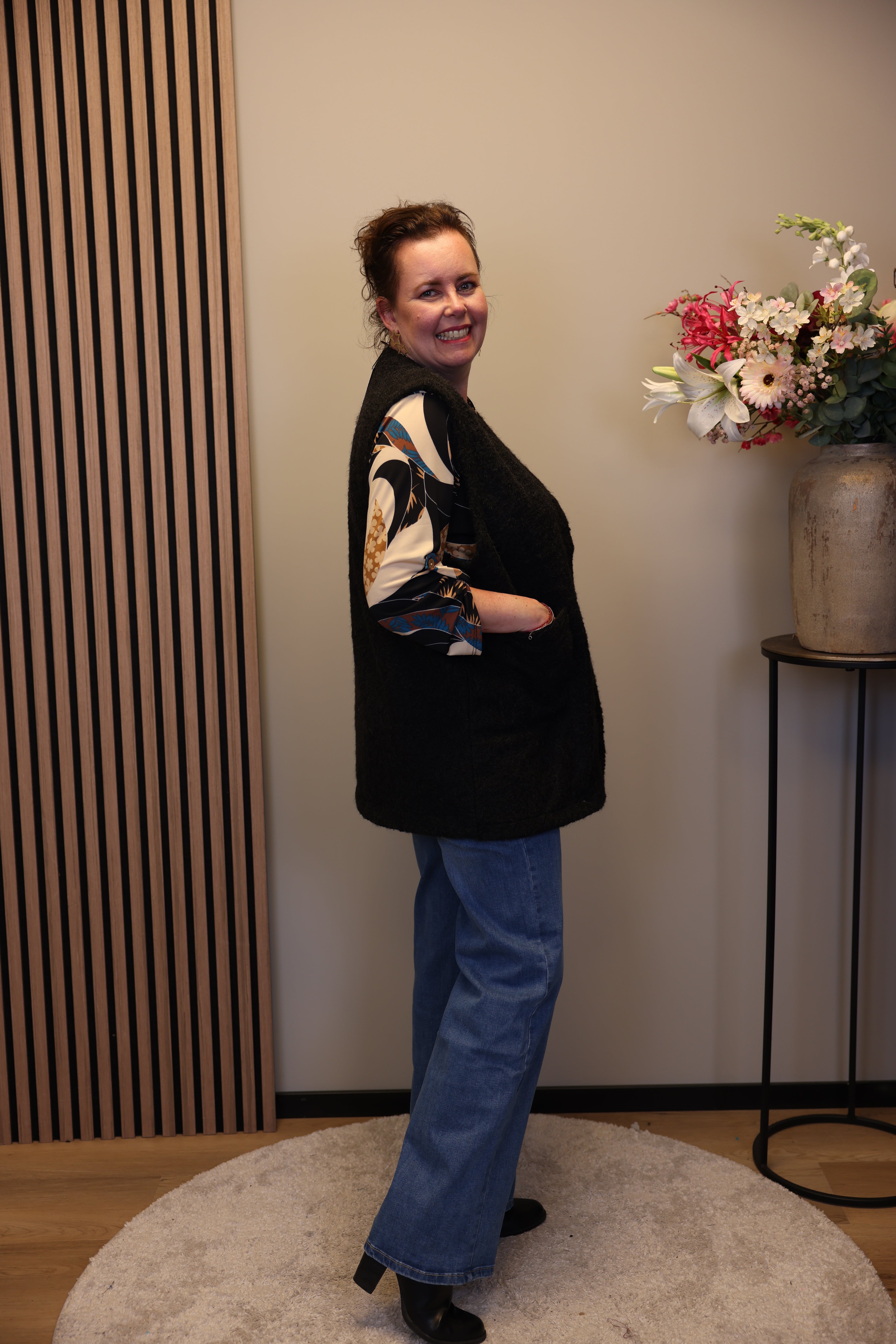 Mara | Bluse weiß Langarm 38 bis 48