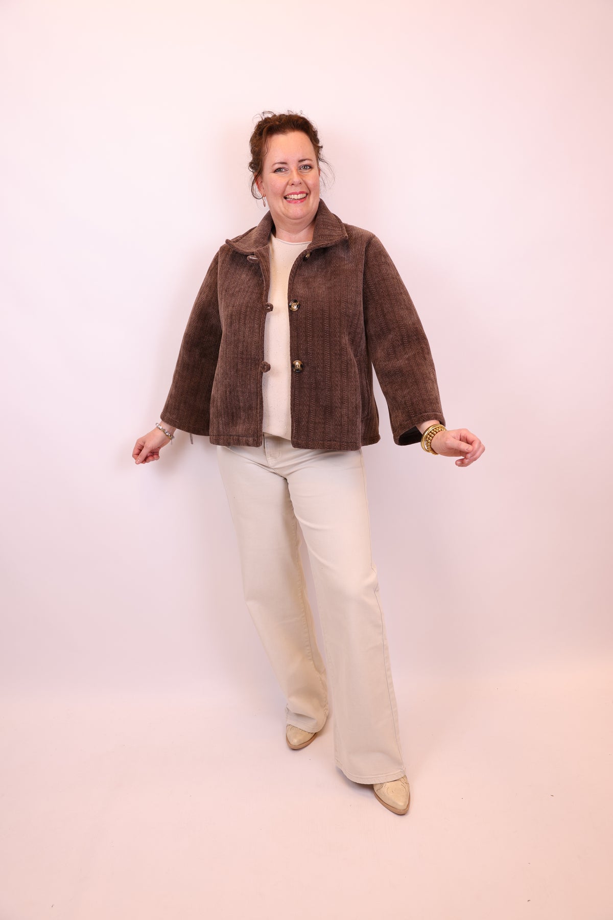 Maxime | Grüne Jeansjacke