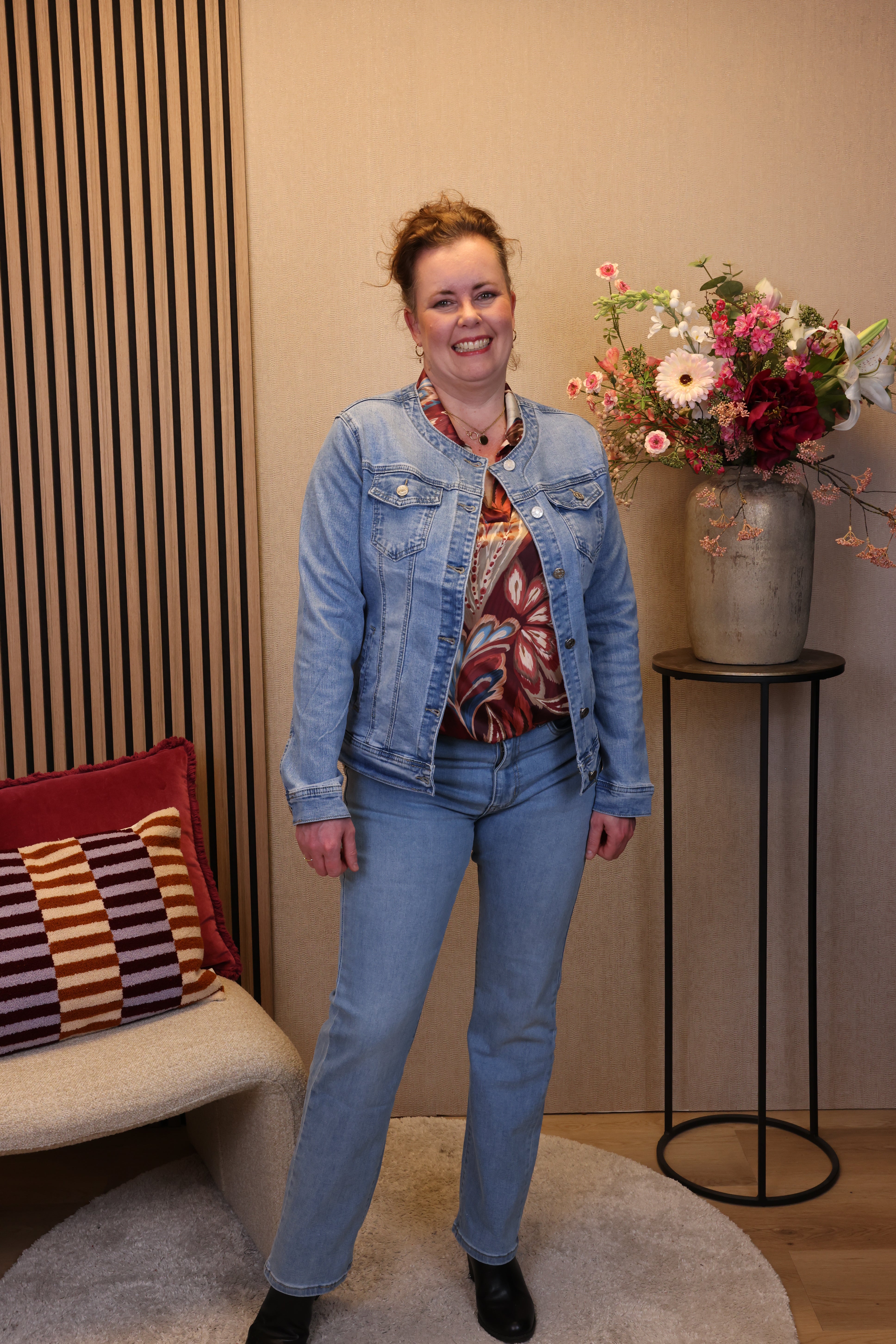 Maxime | Grüne Jeansjacke