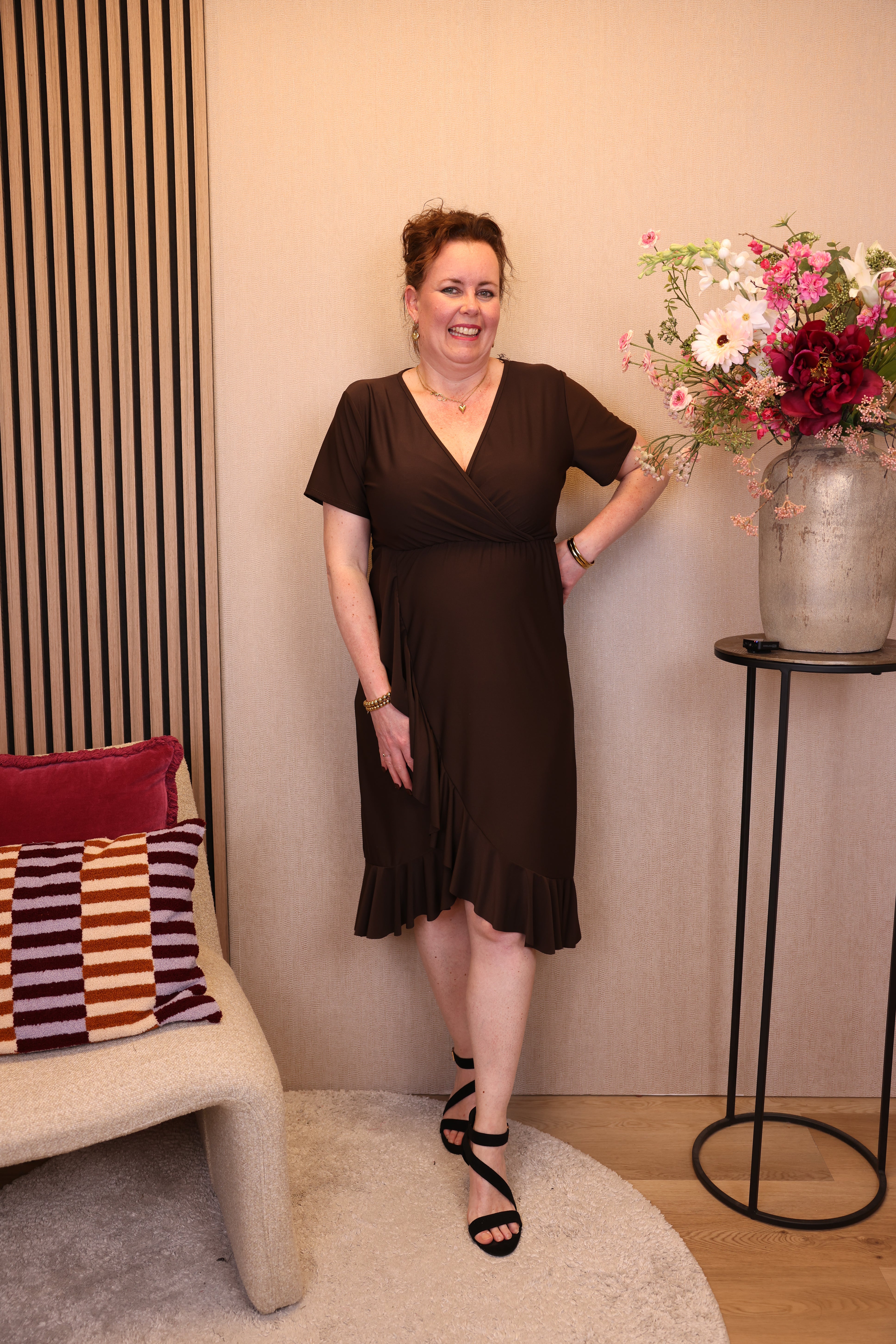 Dora | Bluse schwarz Langarm 52 bis 58