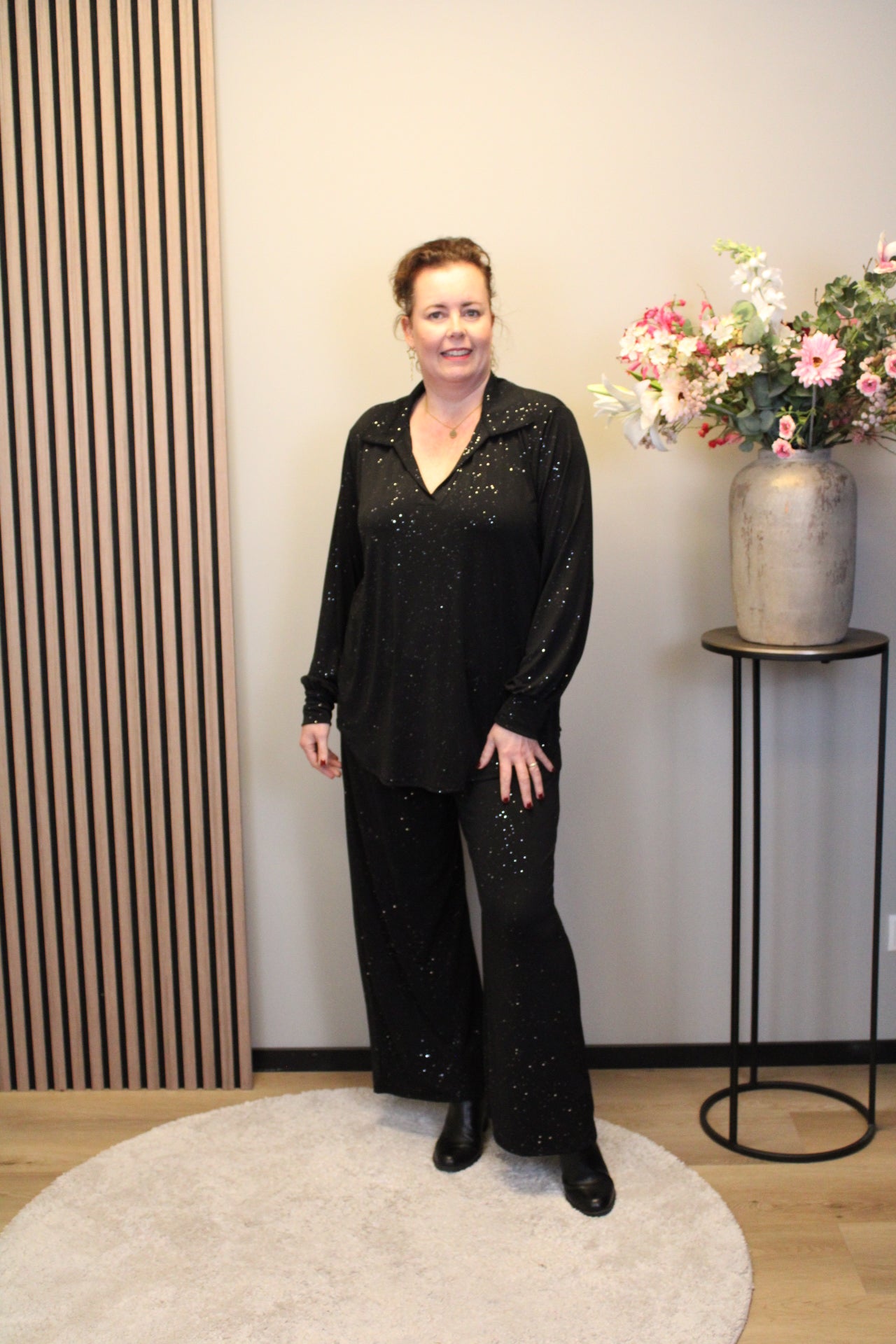 Ellen | Braune Hose mit Taschen 54 bis 58