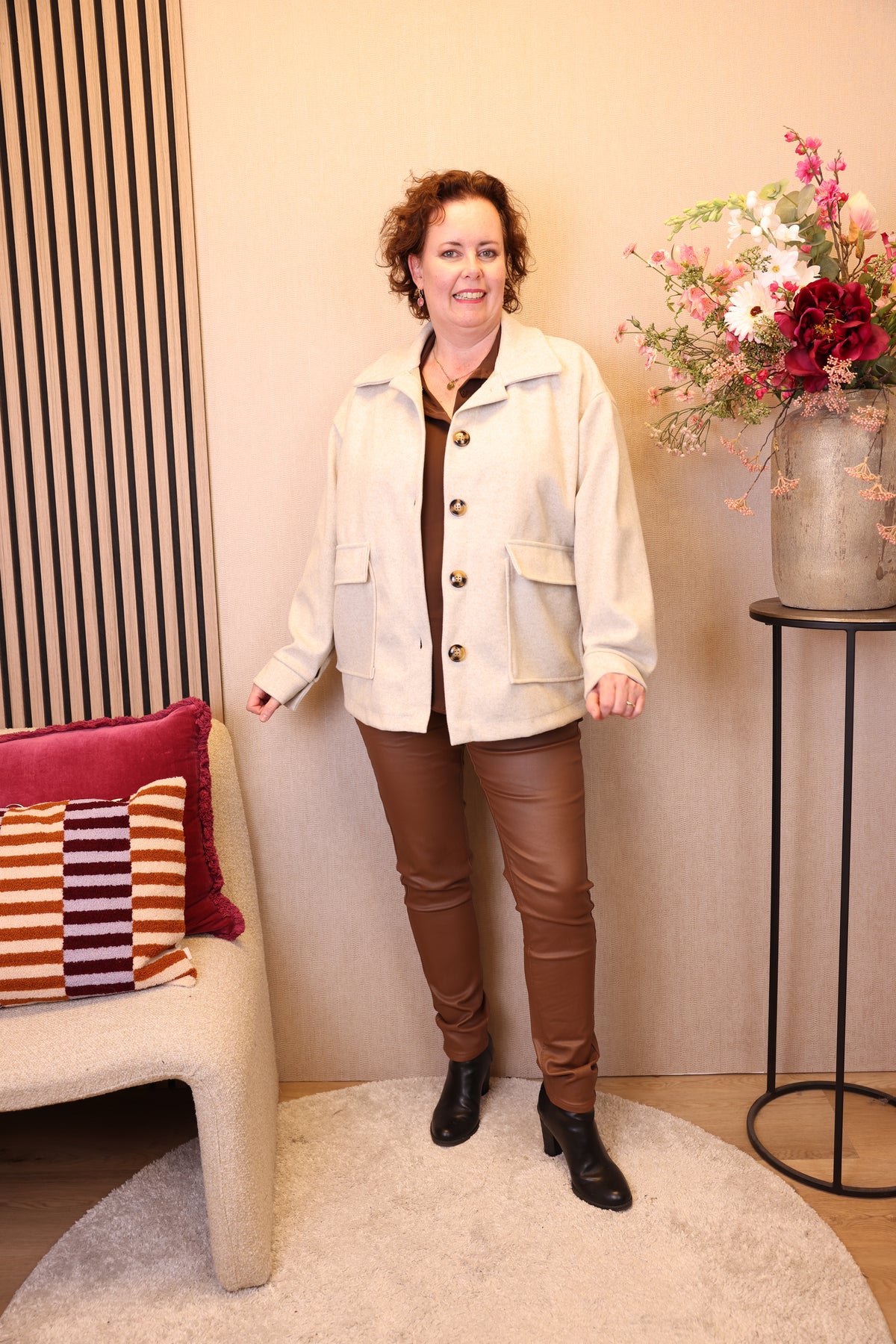 Maxime | Grüne Jeansjacke