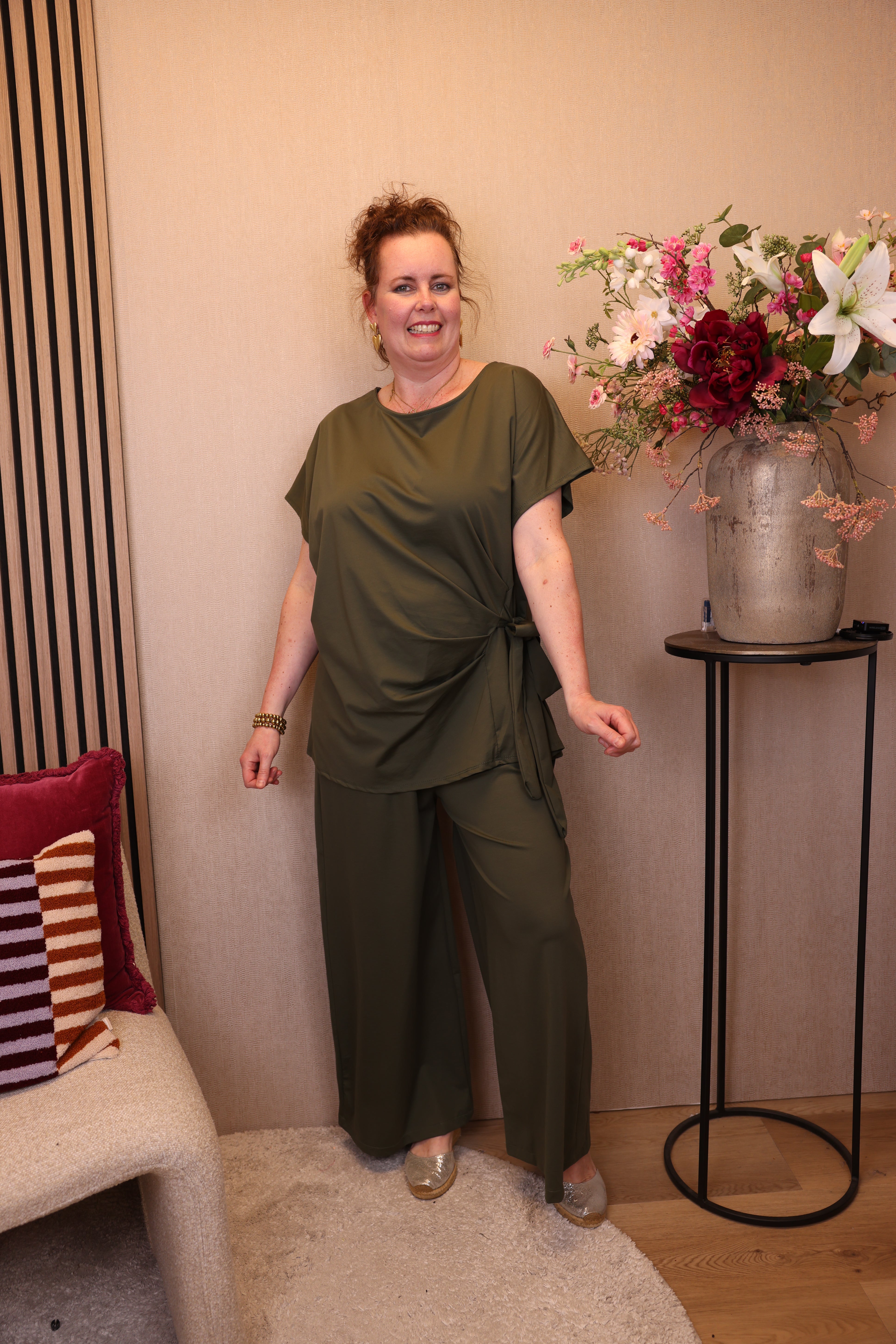 Dora | Bluse schwarz Langarm 52 bis 58