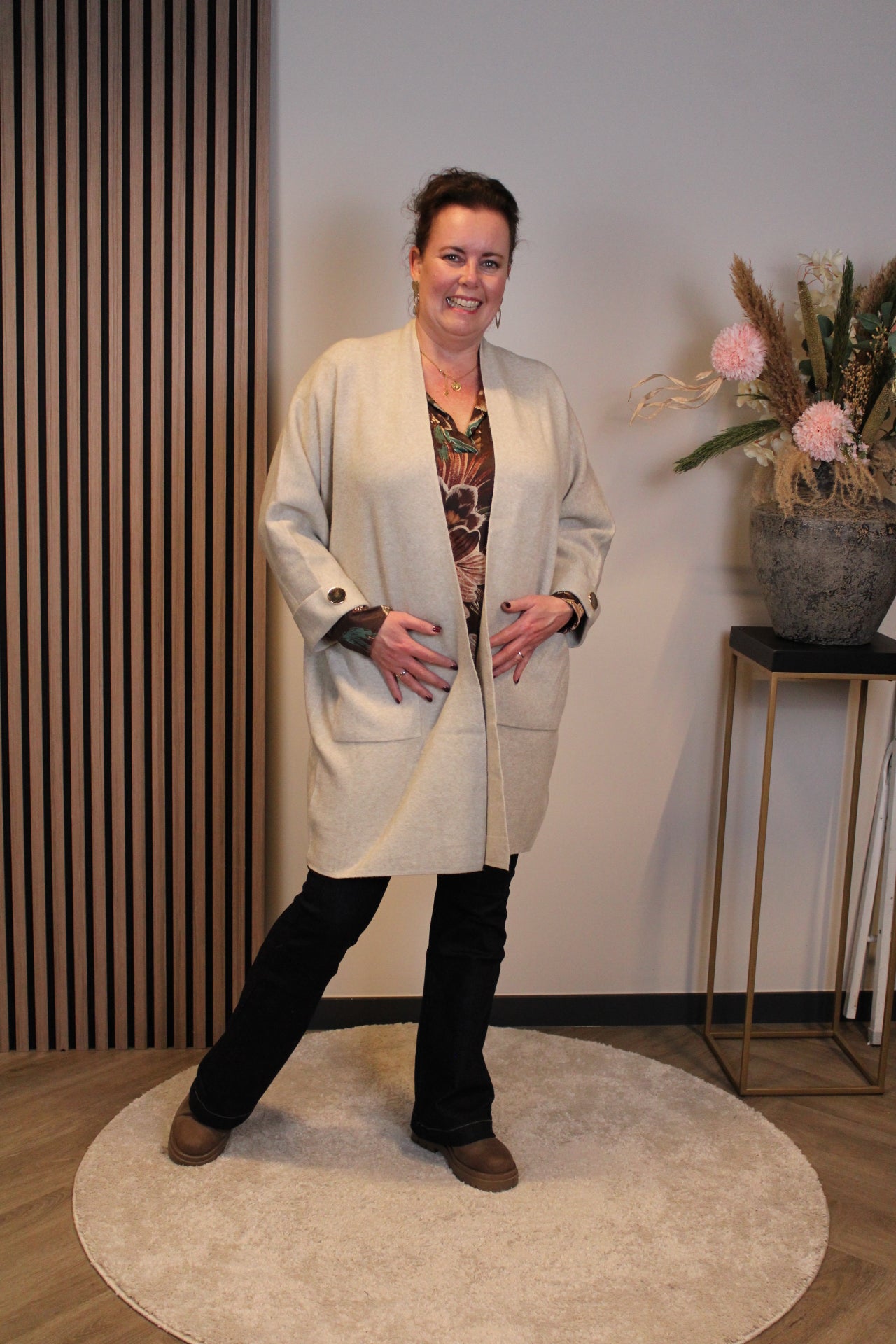 Mara | Bluse weiß Langarm 38 bis 48