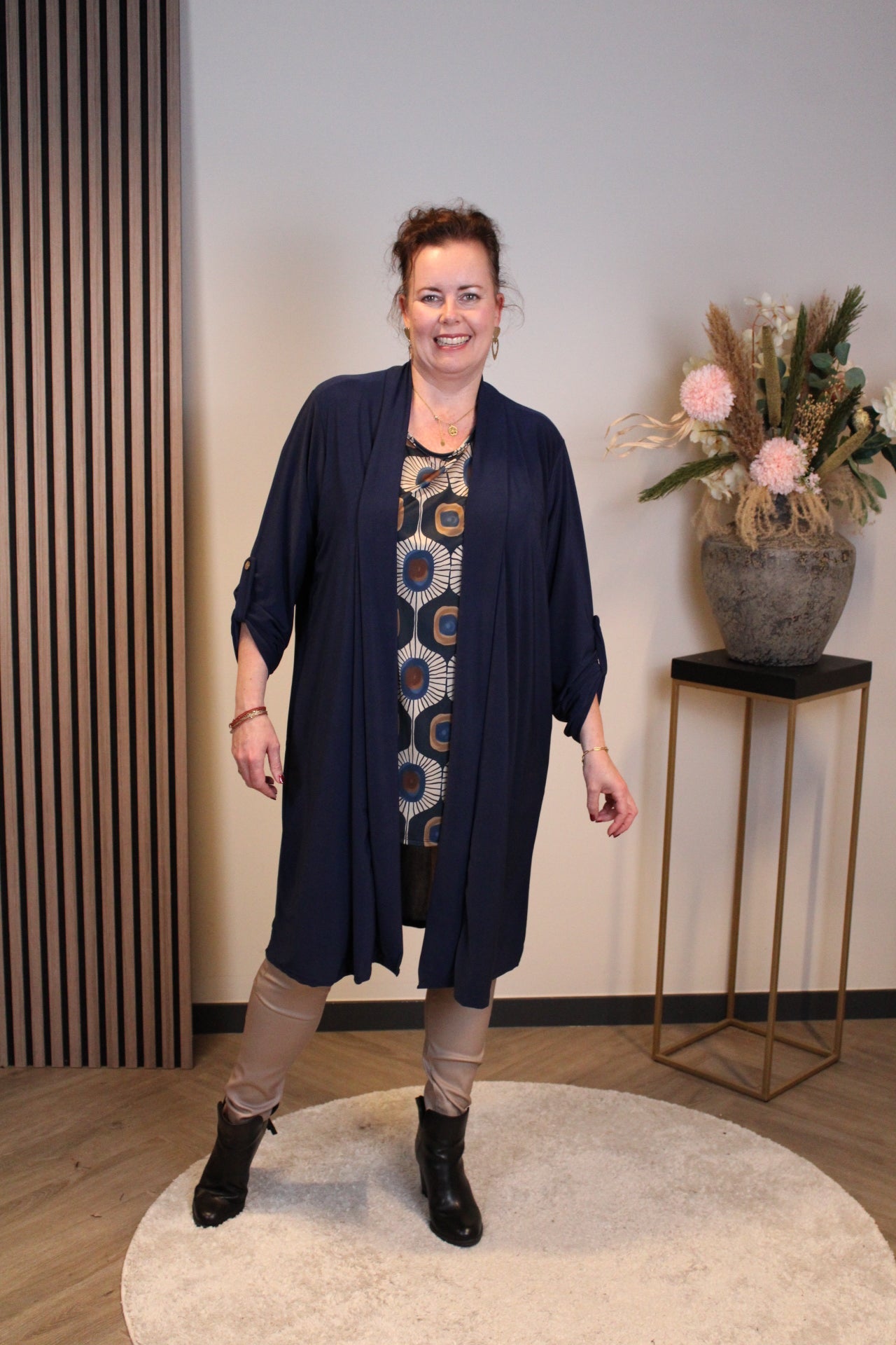 Sara | Bluse Langarm Grün 52 bis 58