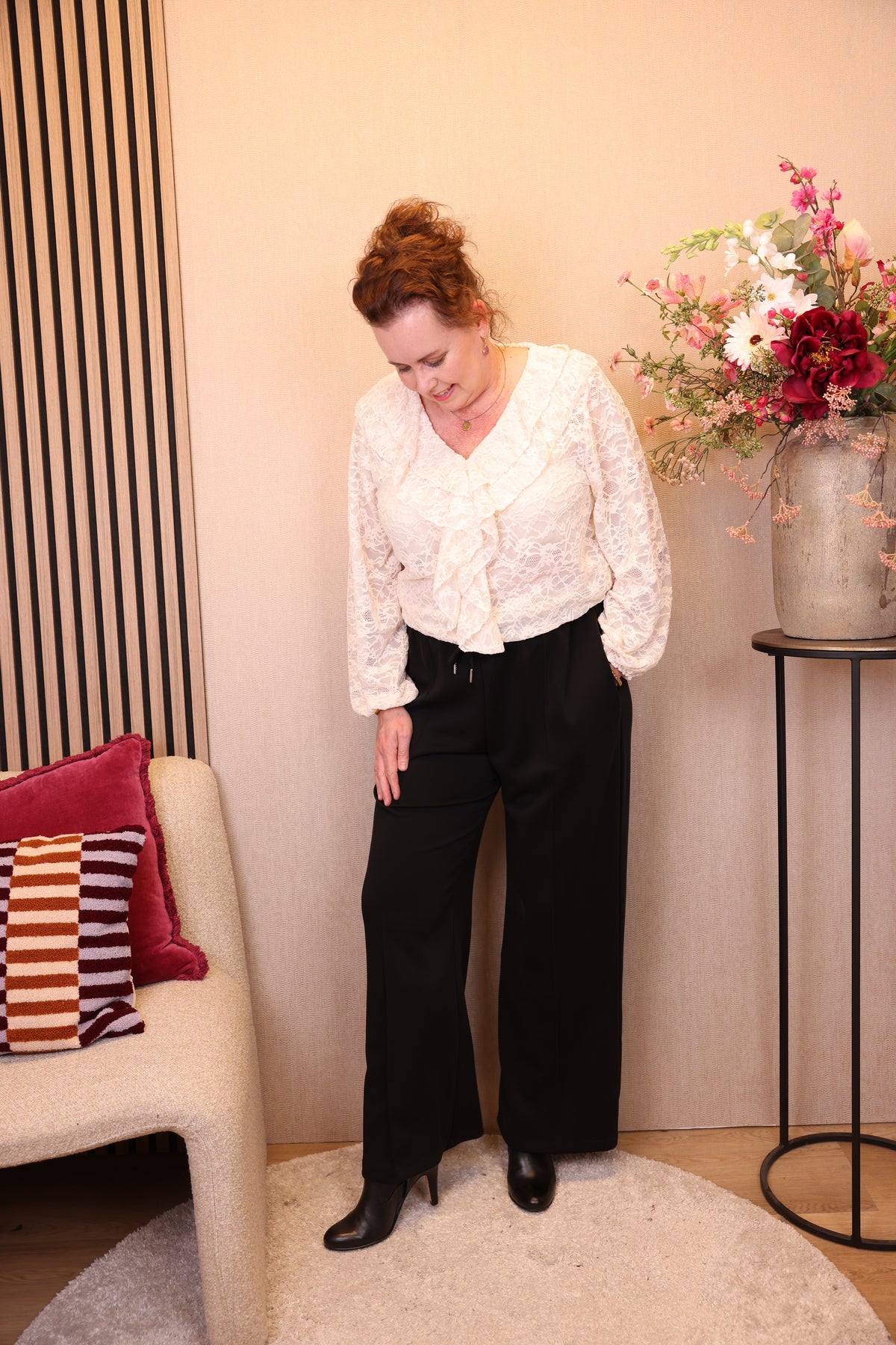 Romee | Broek zwart 40 - 48