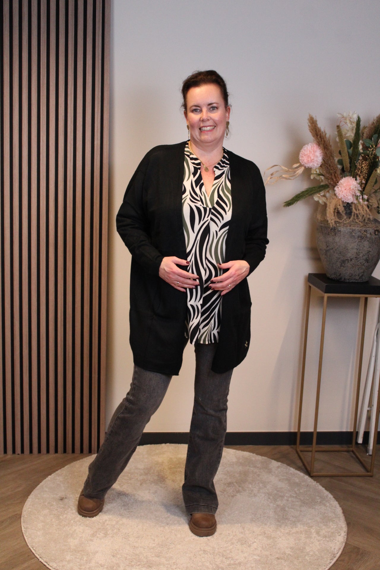 Mara | Bluse weiß Langarm 38 bis 48