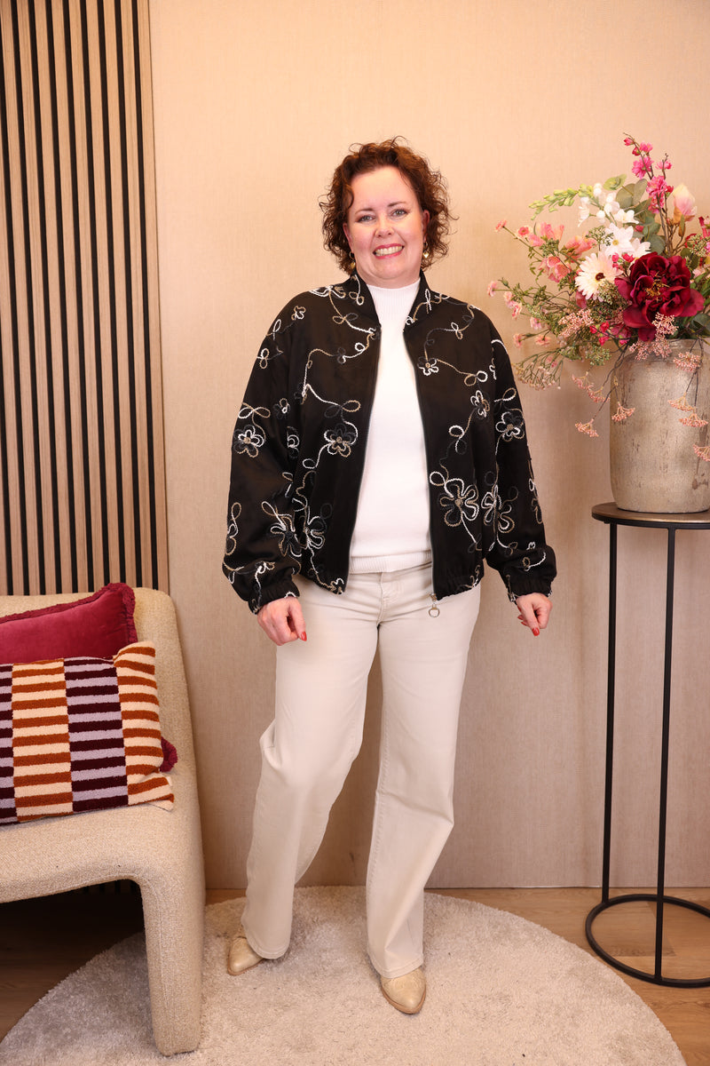 Maxime | Grüne Jeansjacke