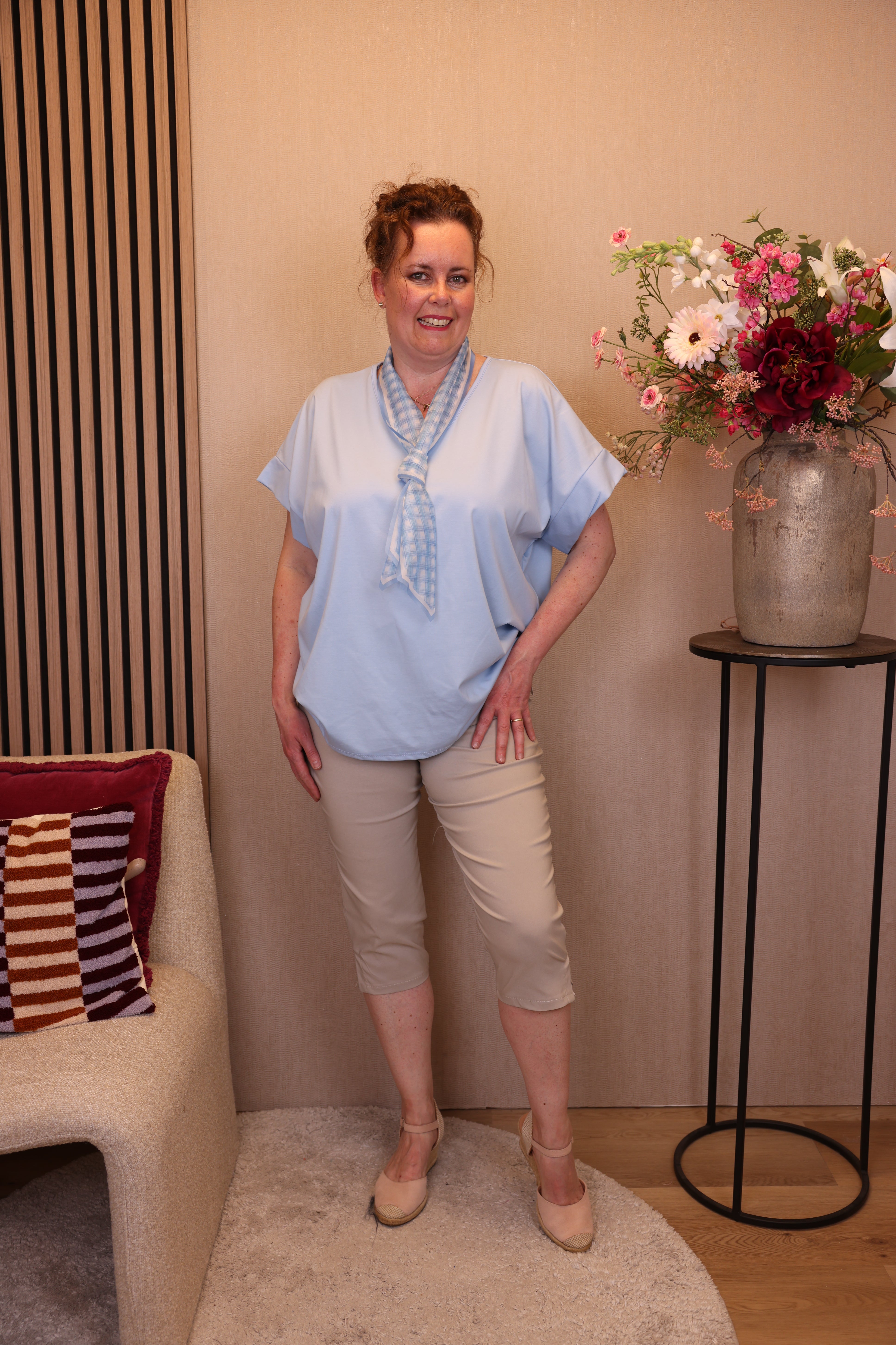 Dora | Bluse schwarz Langarm 52 bis 58