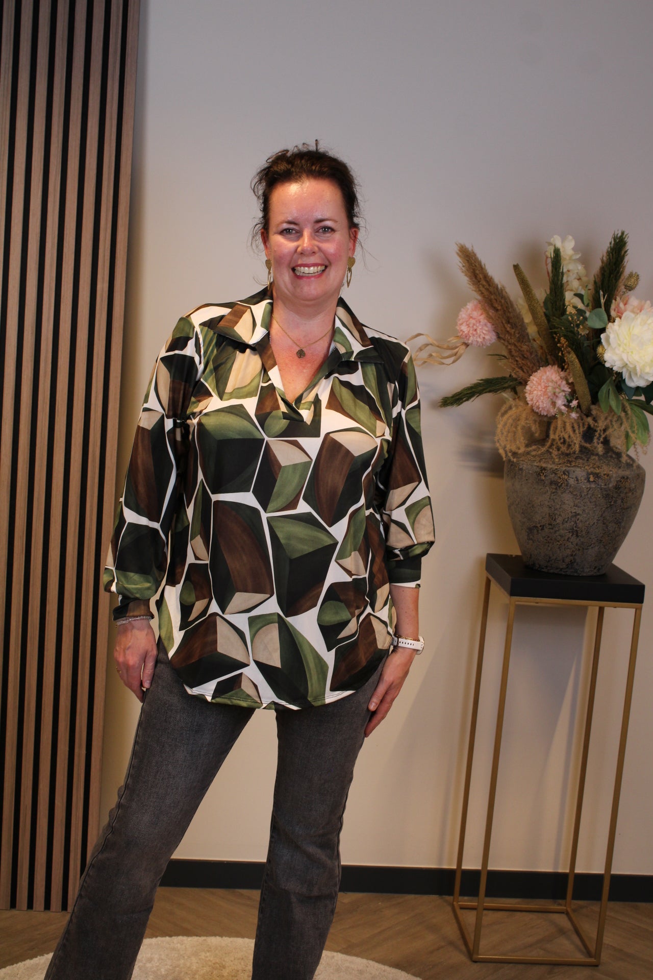 Lana | Bluse mit Kragen 38 bis 48
