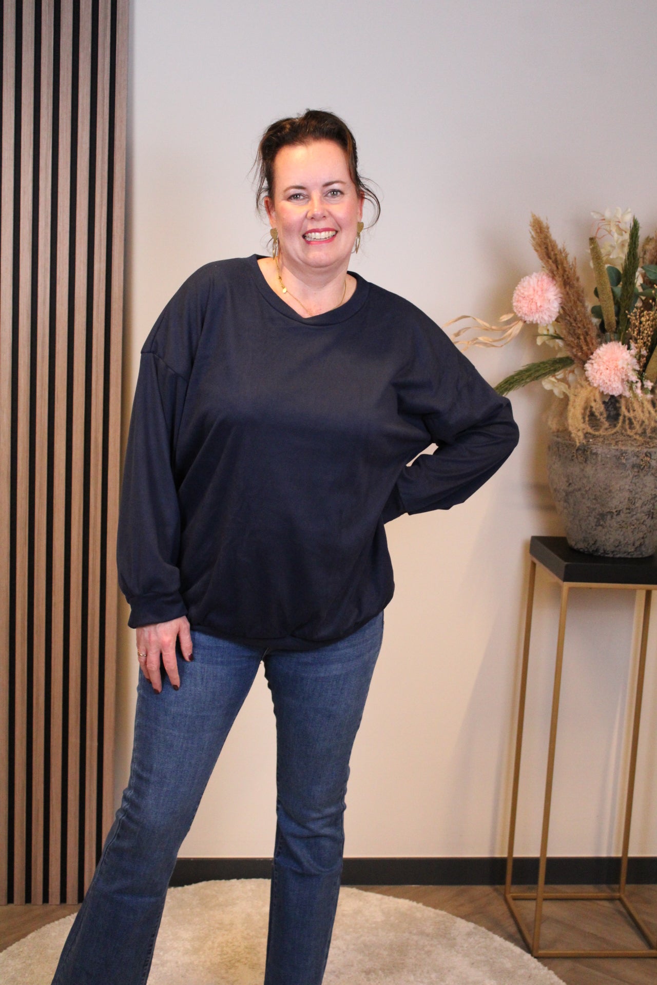 Mara | Bluse weiß Langarm 38 bis 48